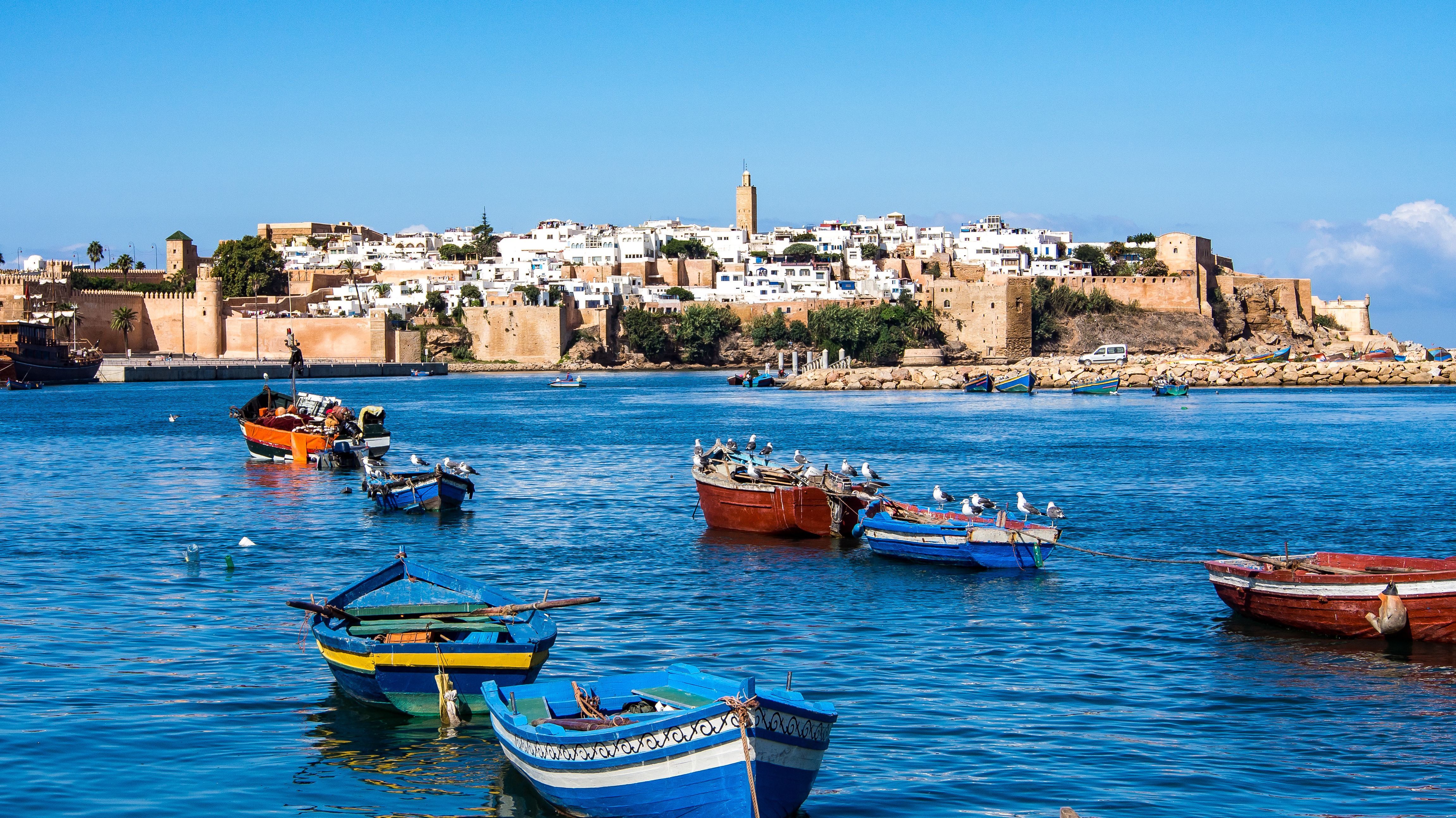 Marokko-Rabat-vanaf-Atlantische-oceaan