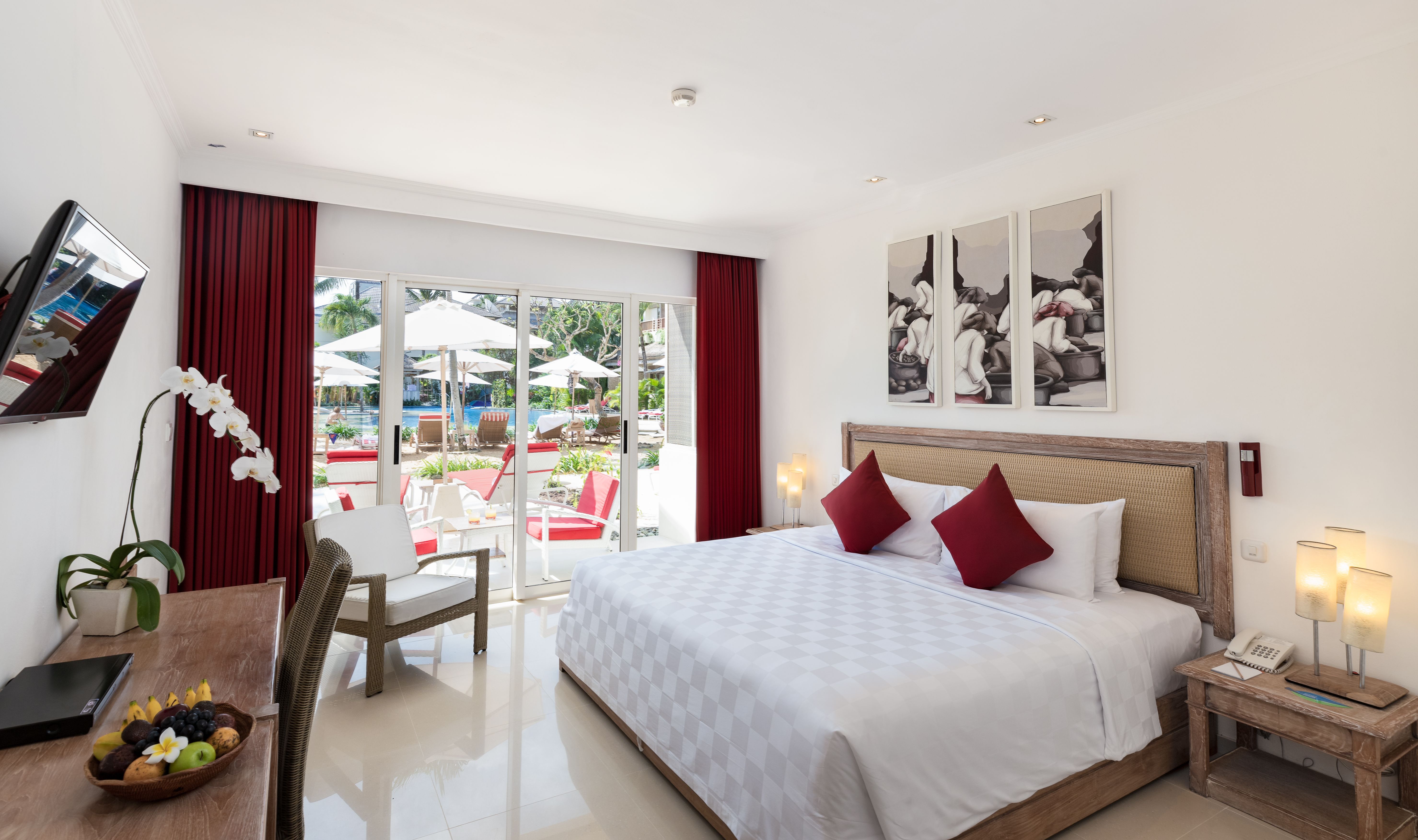Indonesie Bali Seminyak Blu Zea Resort by Double Six Deluxe Kamer