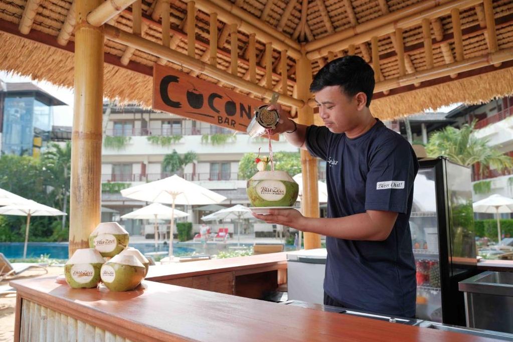 Indonesie Bali Seminyak Blu Zea Resort by Double Six Bar