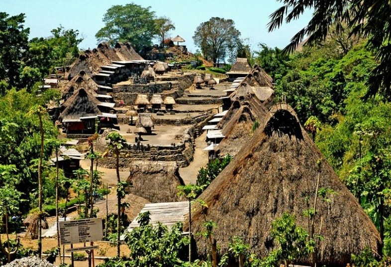 Traditioneel dorp Bena op Flores