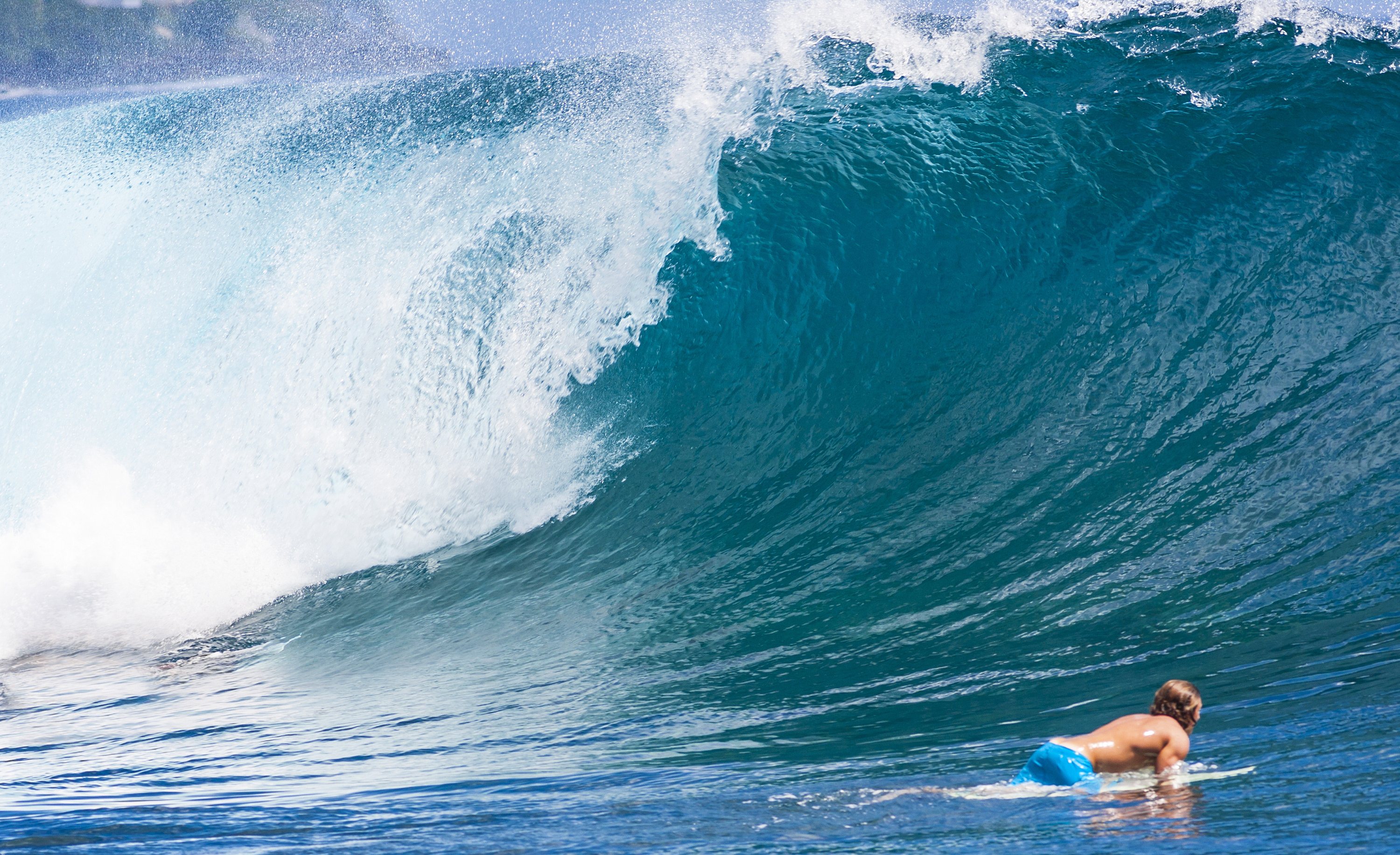 Surfer op Nusa Lembongan