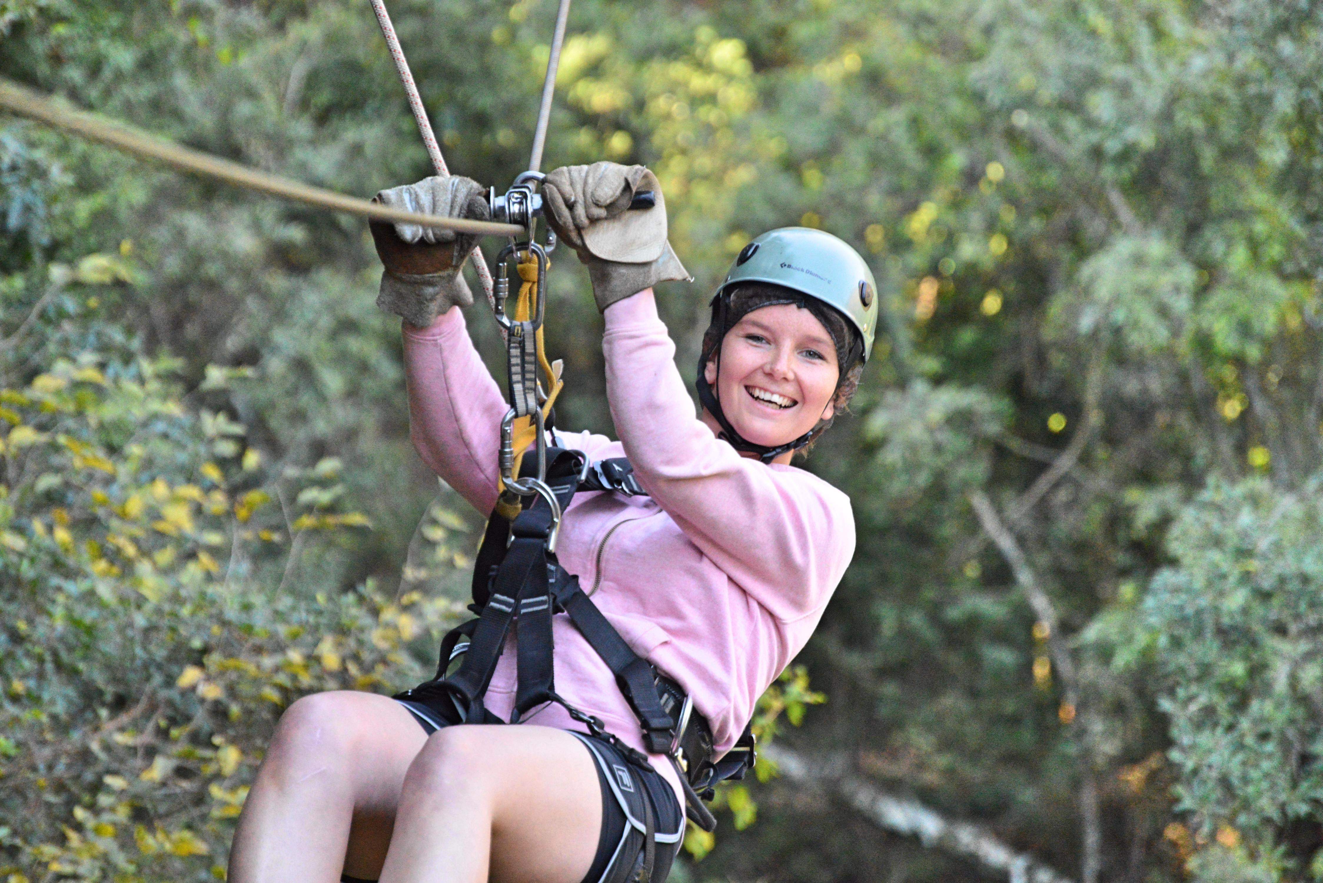 Canopy tocht in de Drakensbergen Zuid-Afrika