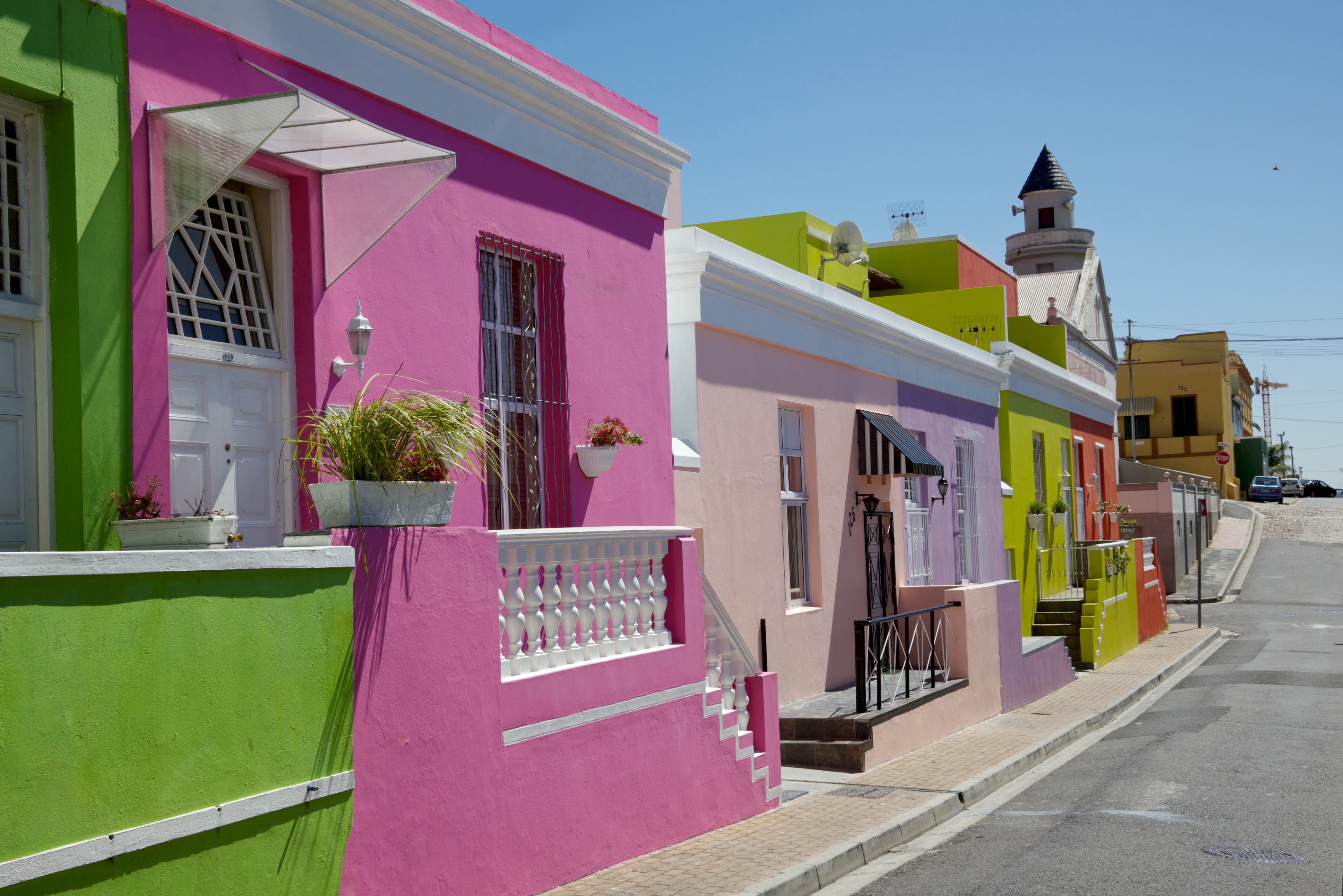 Bo Kaap in Kaapstad Zuid-Afrika