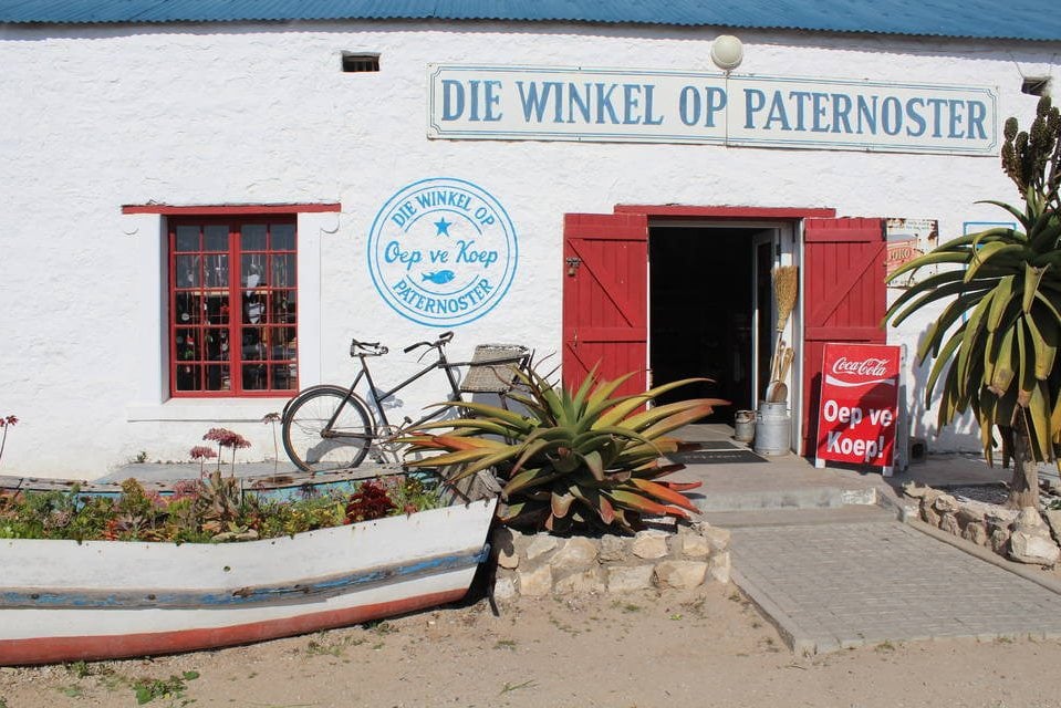 Winkel in Paternoster in Zuid-Afrika