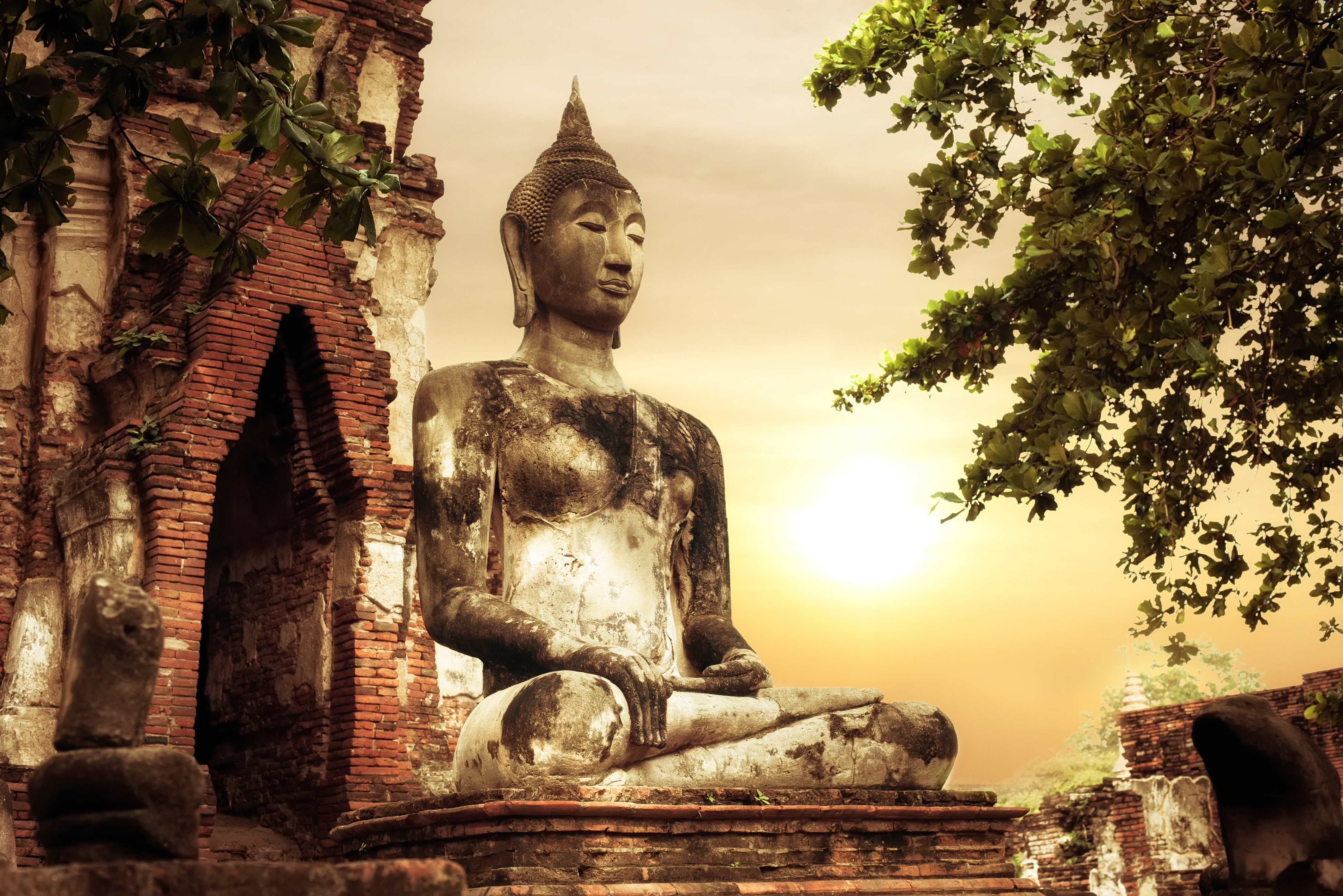 Wat Mahathat in Ayutthaya, Thailand