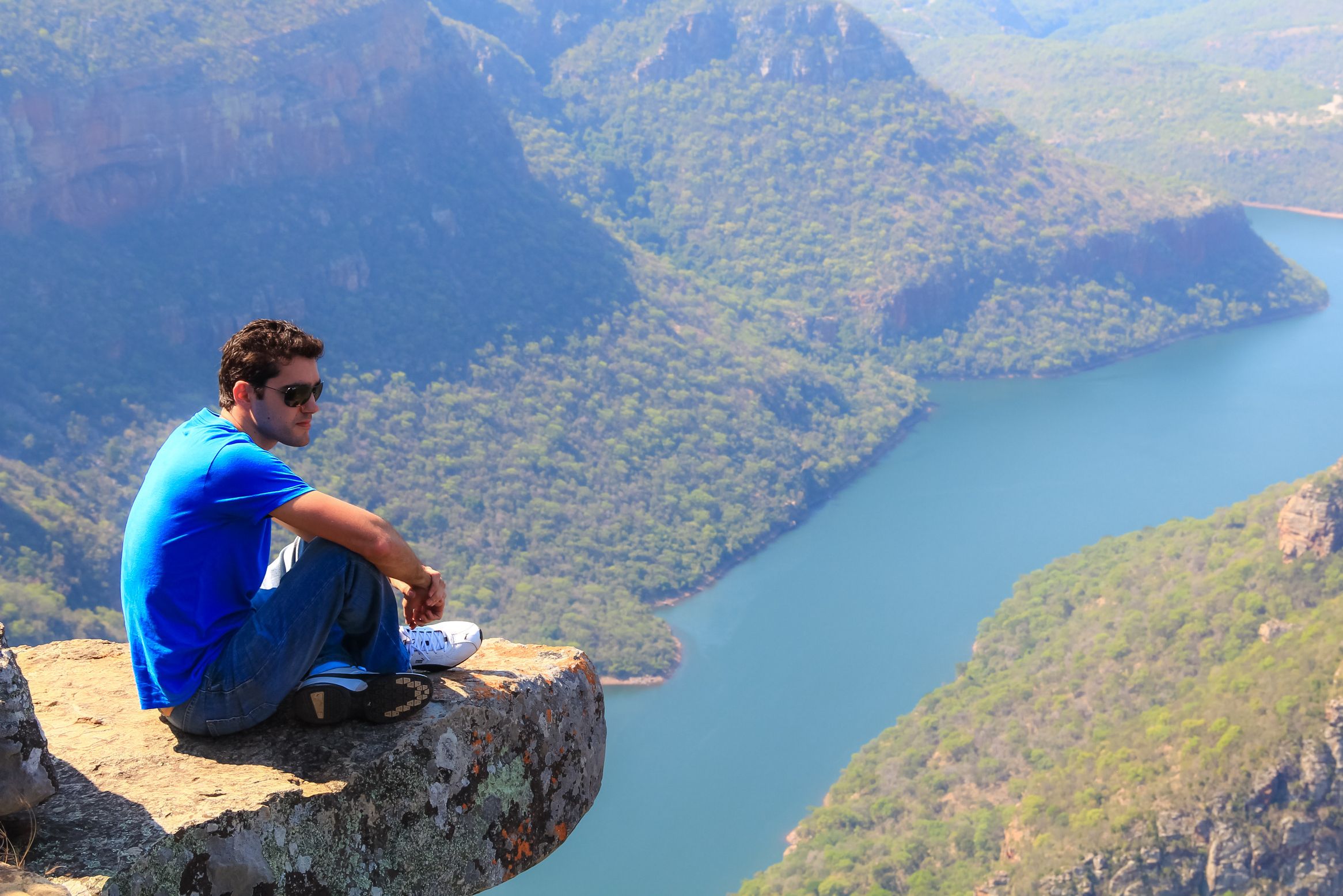 Uitzicht Drakensbergen Zuid-Afrika