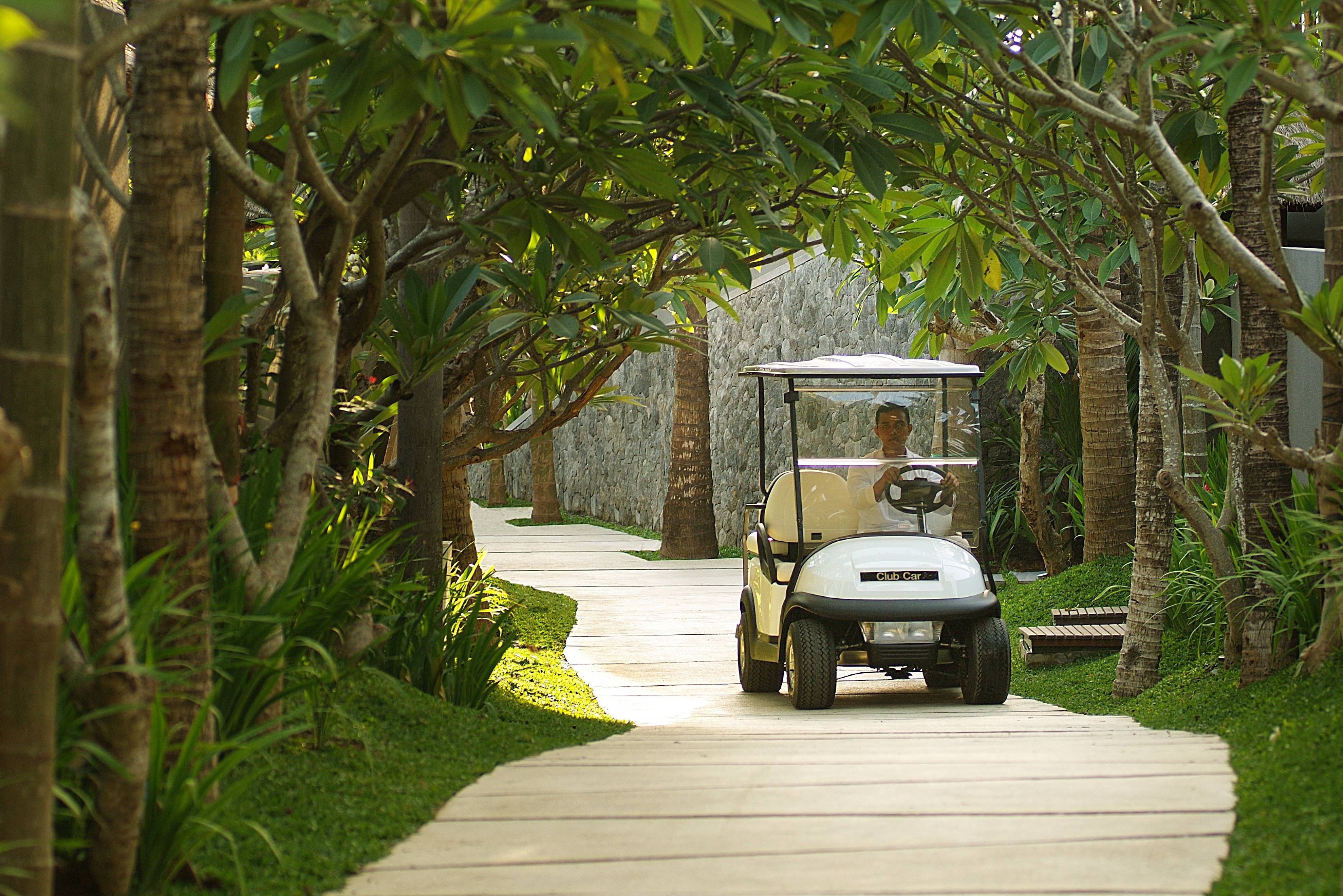 Buggy service in The Kayana Villas in Seminyak