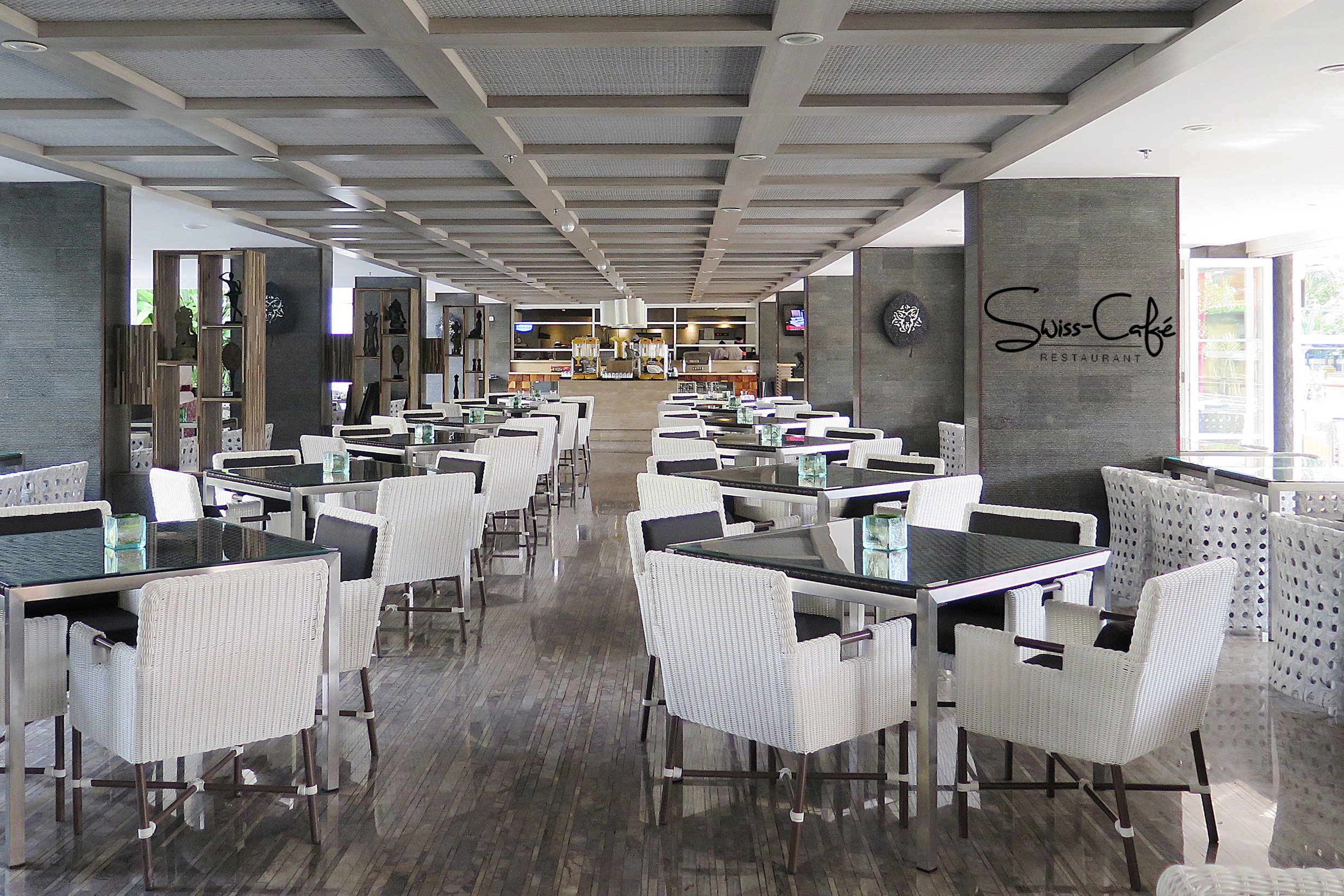 cafe restaurant in swiss bel resort watu jimbar lap op Bali