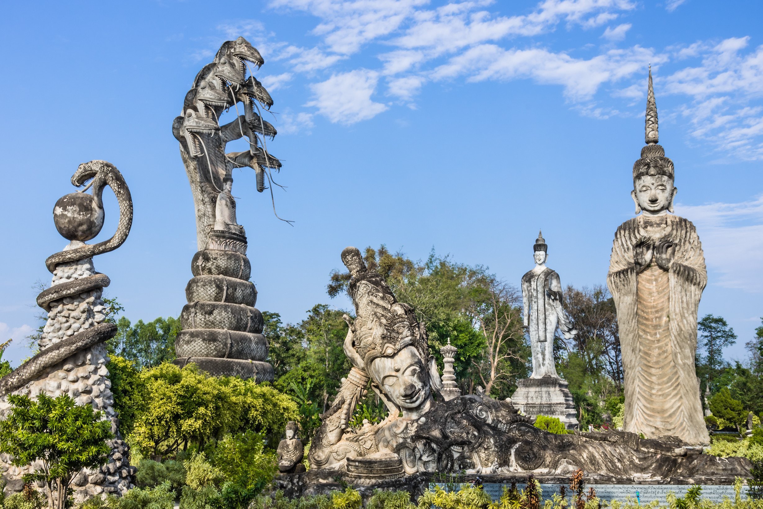 Het Sculpture Park in Nong Khai, Thailand
