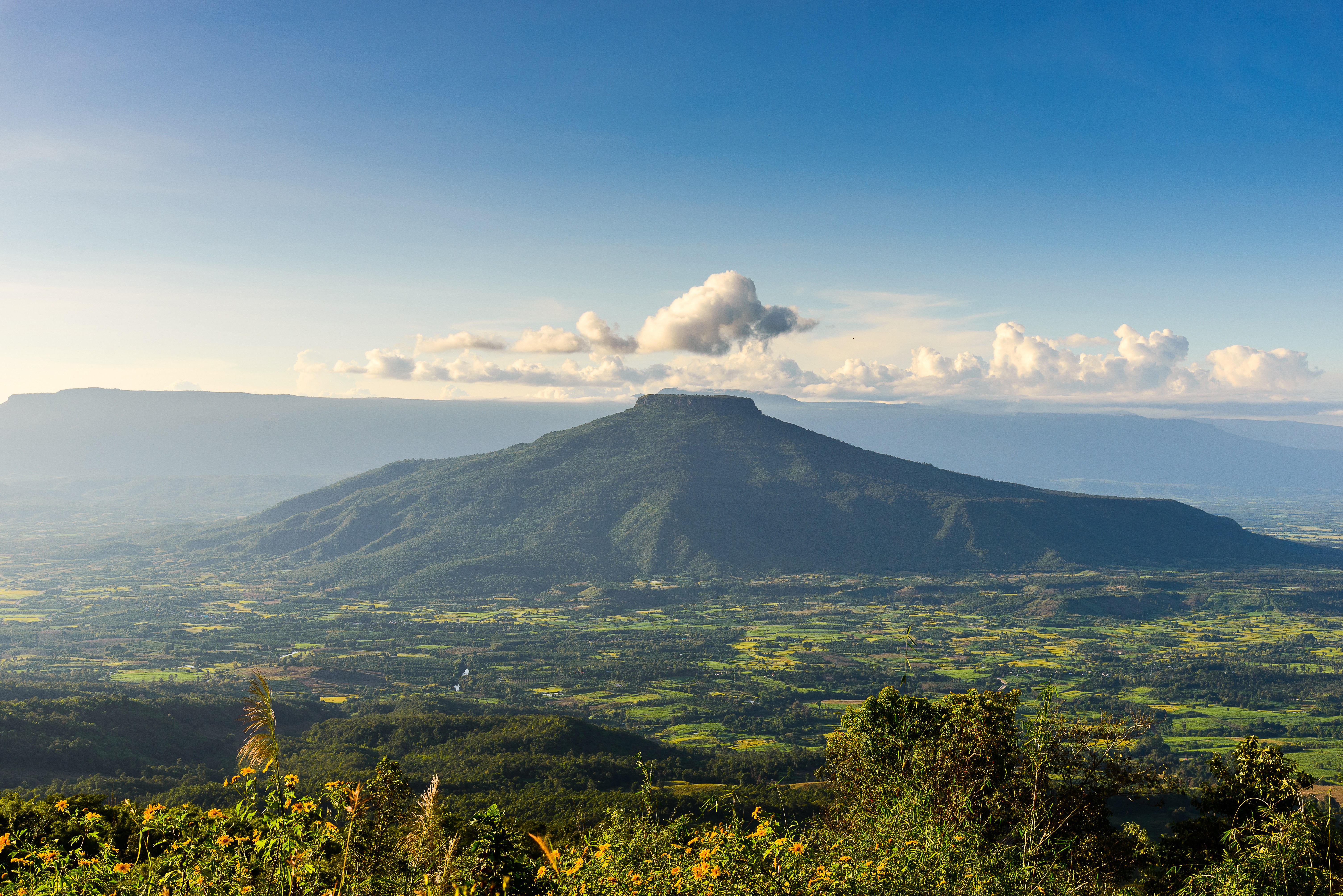 De Thaise Mount Fuji in de regio Loei, Thailand