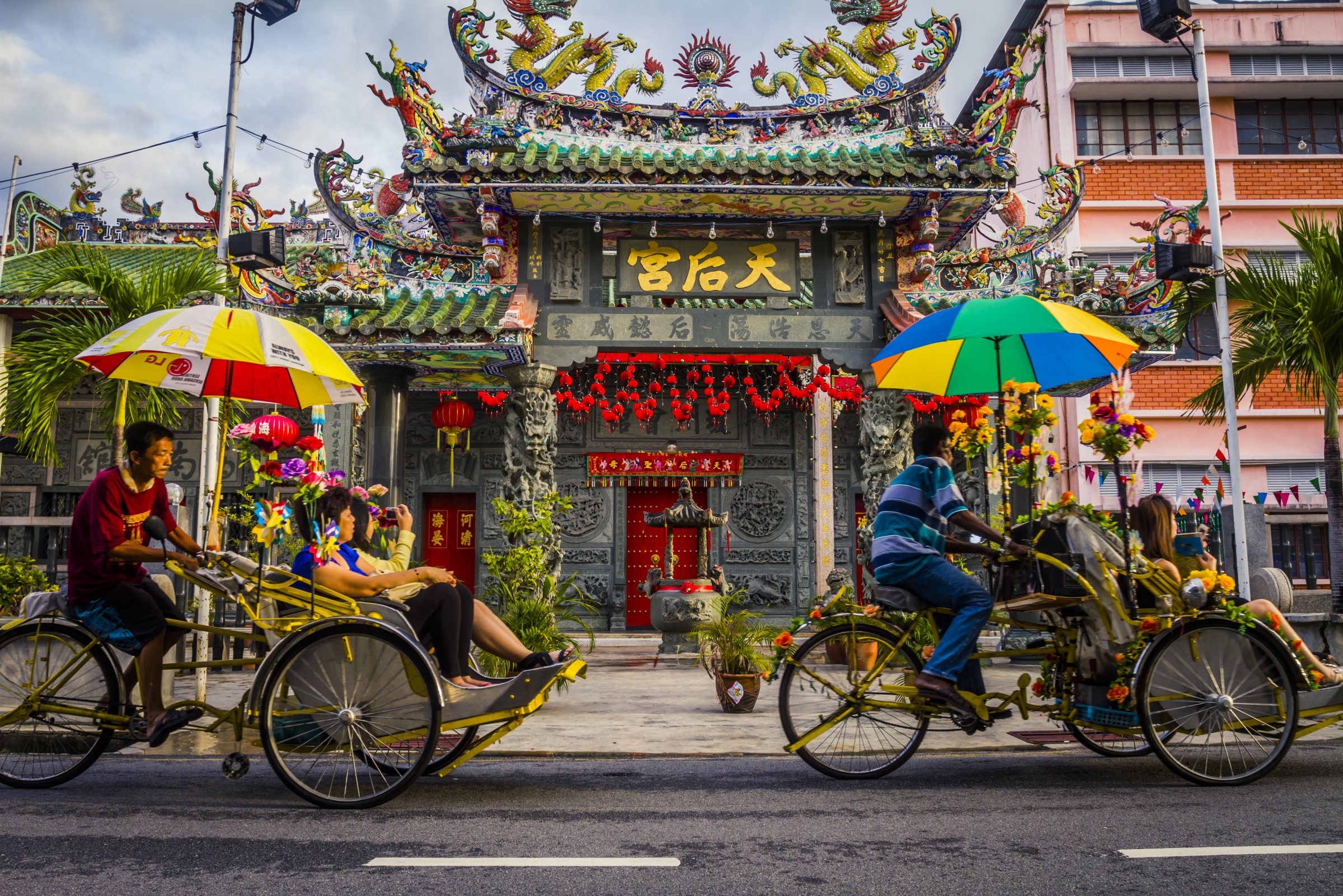 tourist van in penang