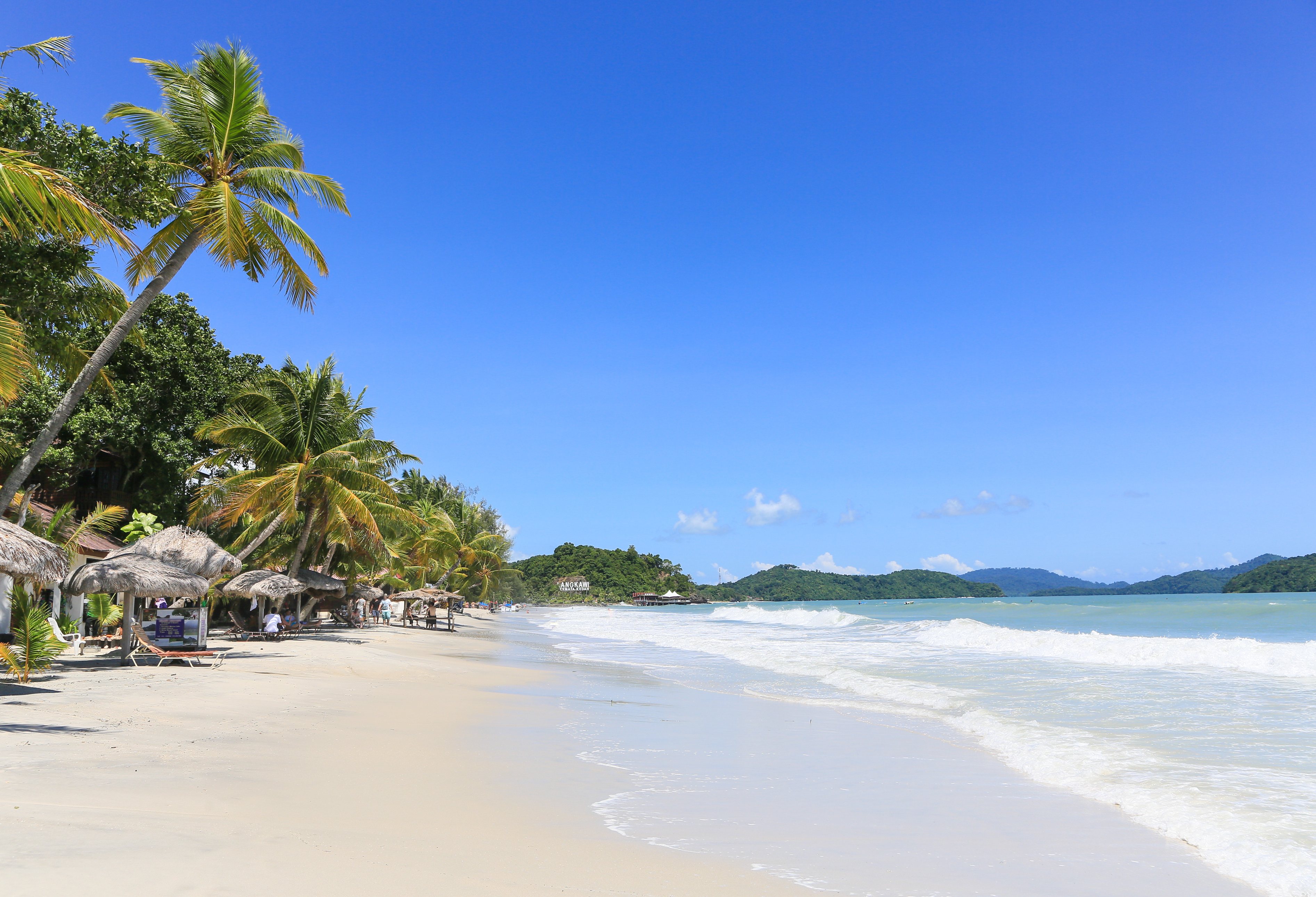 Pantai Cenang mooi strand op Langkawi