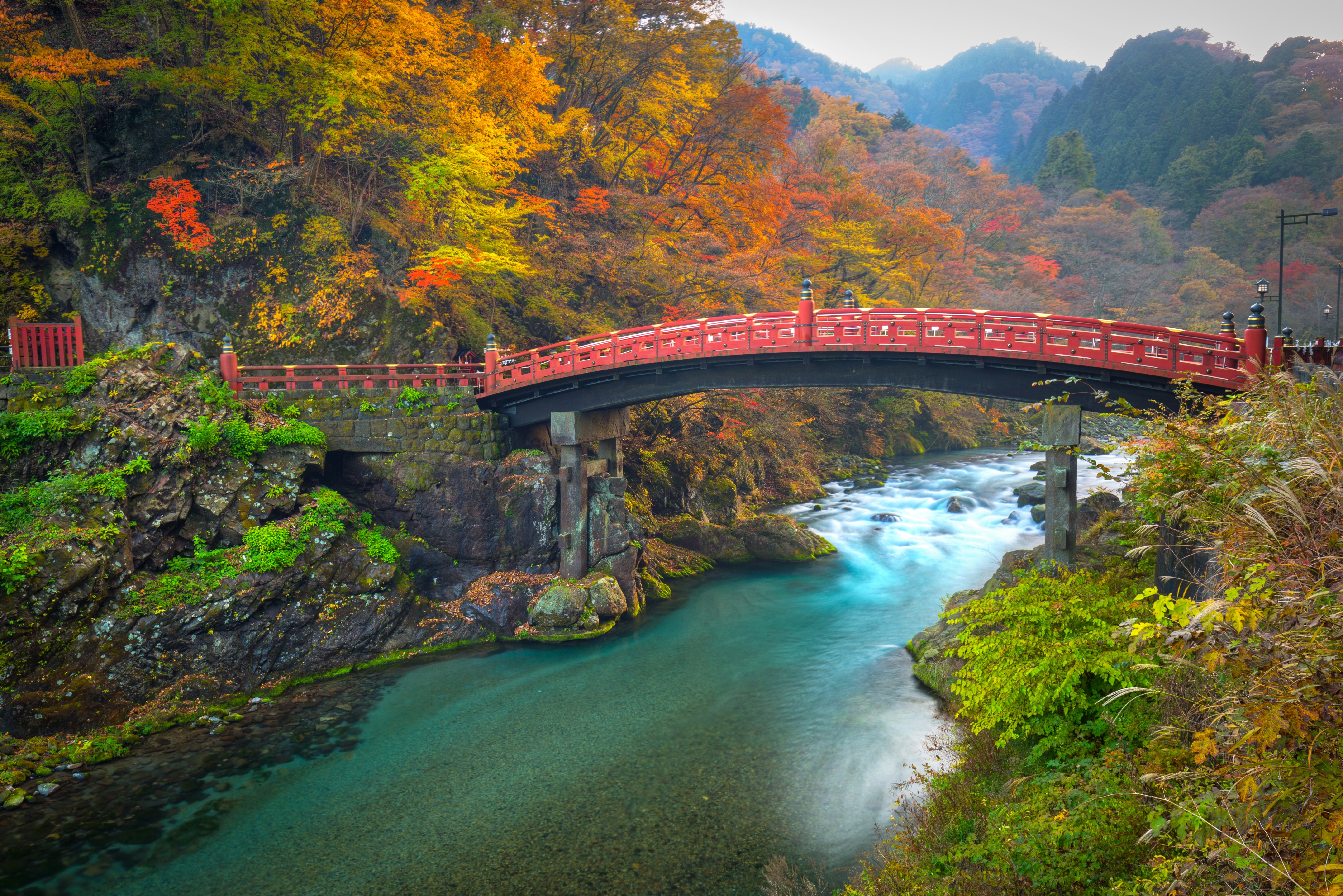 De heilige brug in Nikko Japan