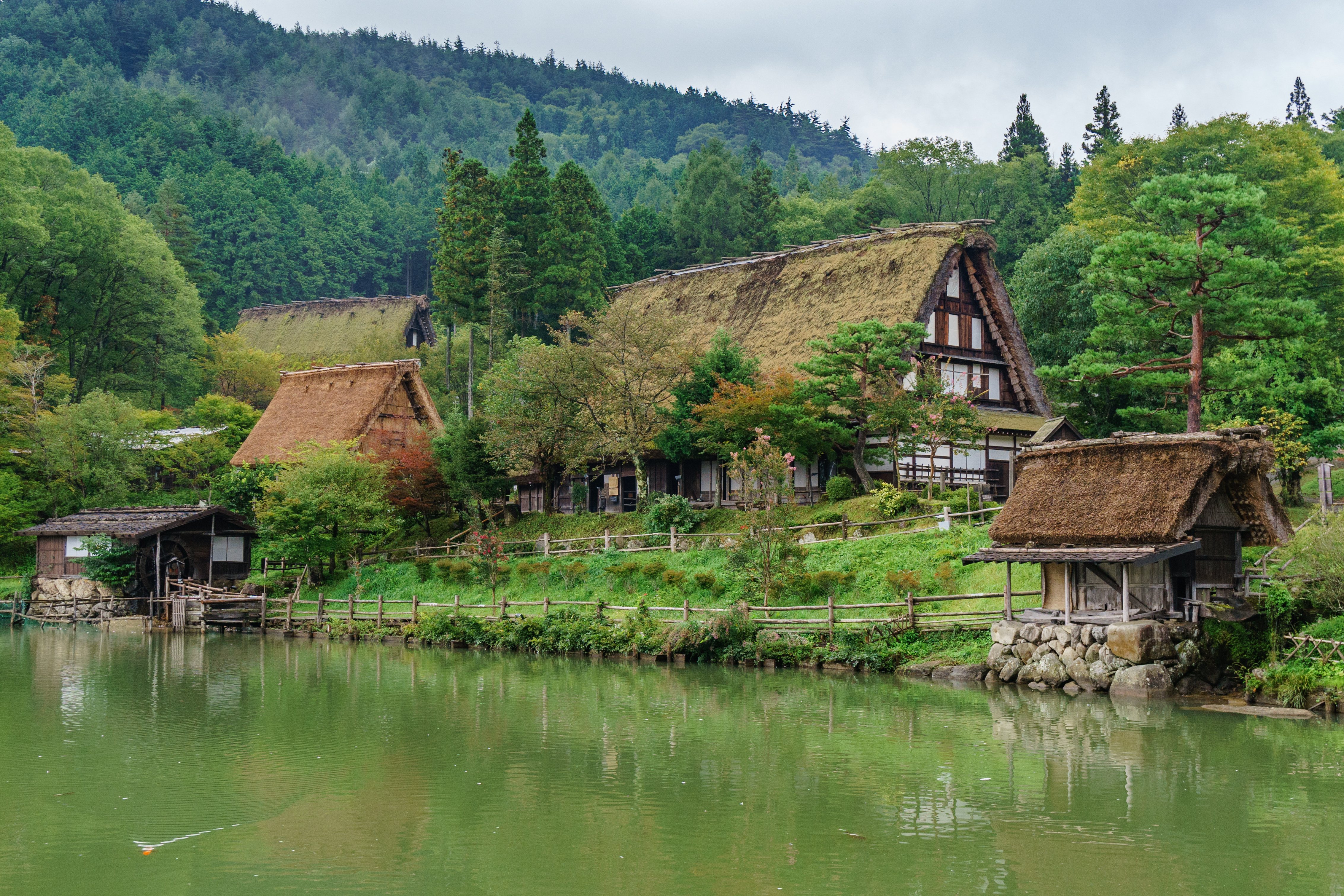 Boerderij in Shirakawago vlakbij Takayama