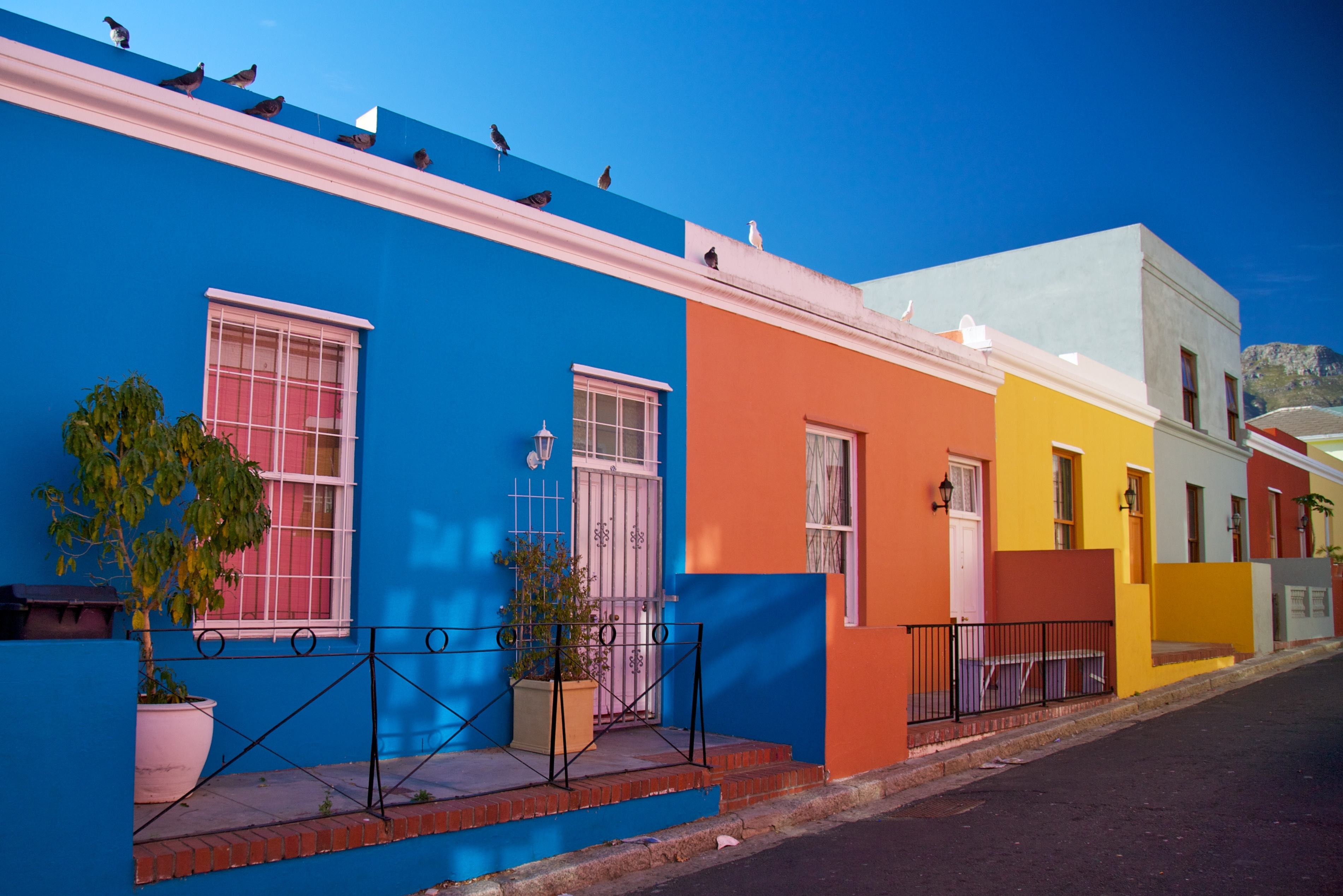 Bo Kaap in Kaapstad Zuid-Afrika