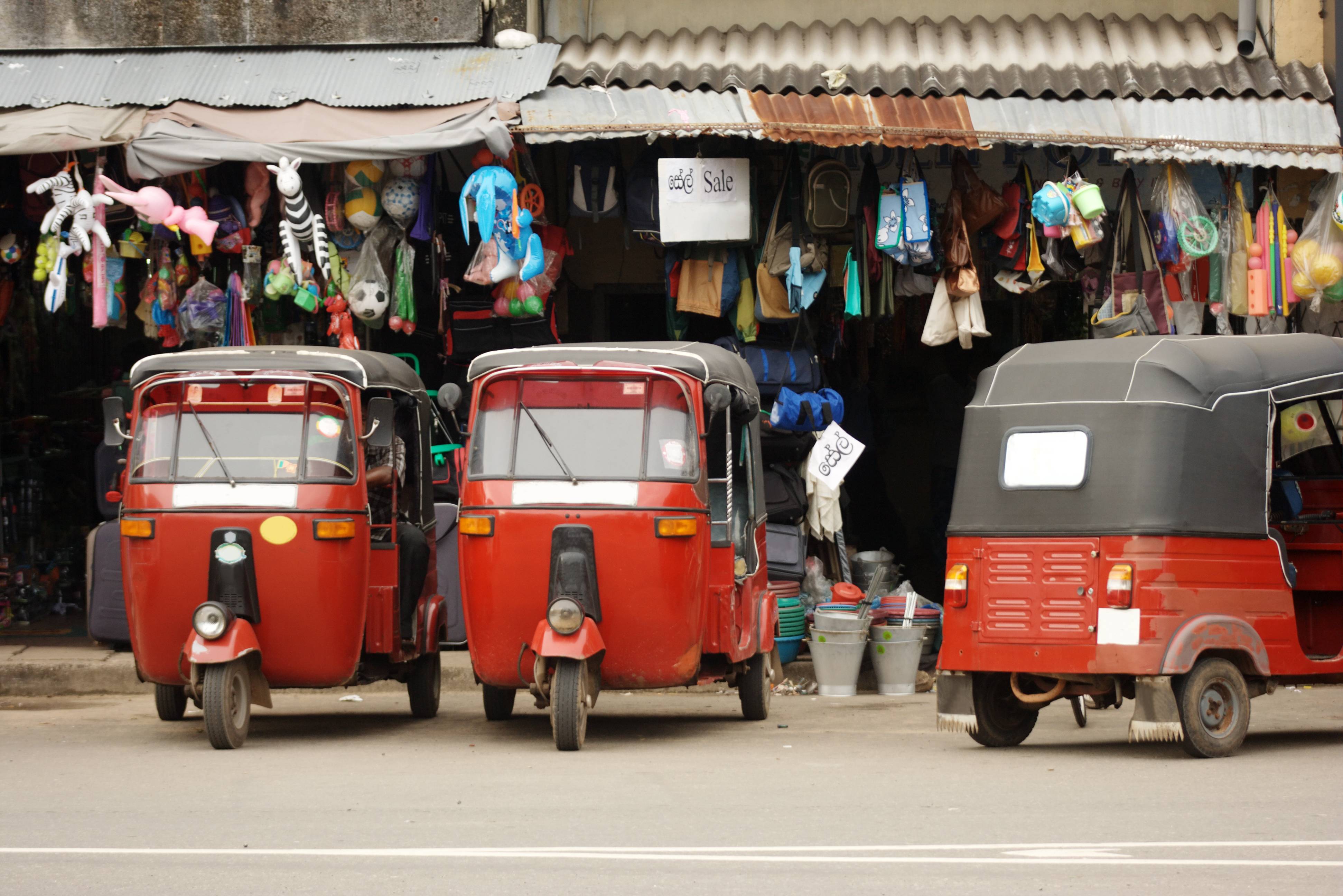Tuk tuk in Galle Sri Lanka