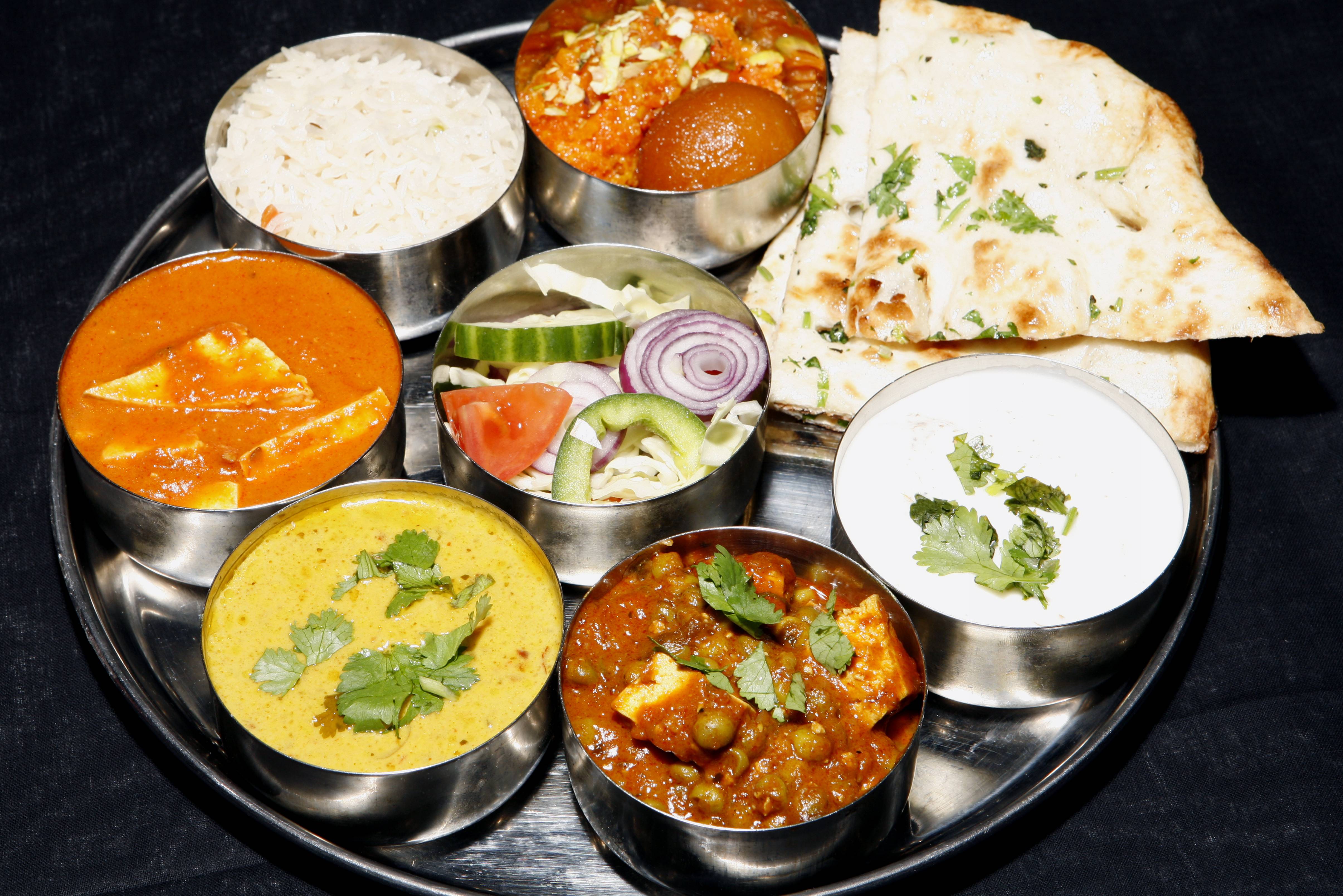 Curry gerechten in Sri lanka