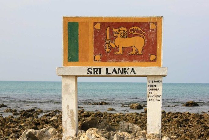 Meest noordelijke punt in Sri Lanka