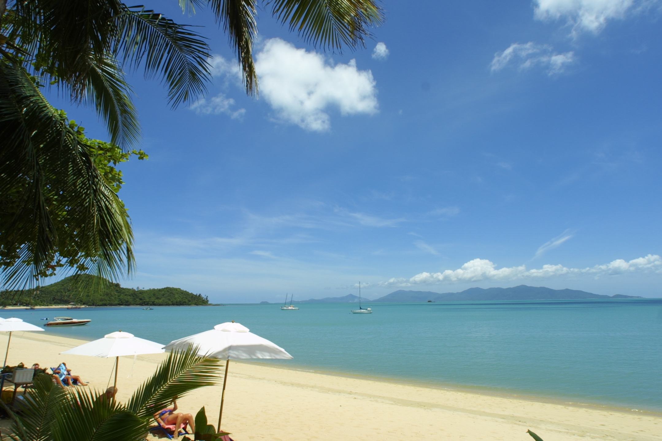Strand bij het Lawana Resort op Koh Samui, Thailand