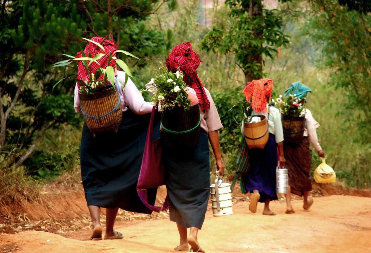 Trekking in Kalaw Myanmar
