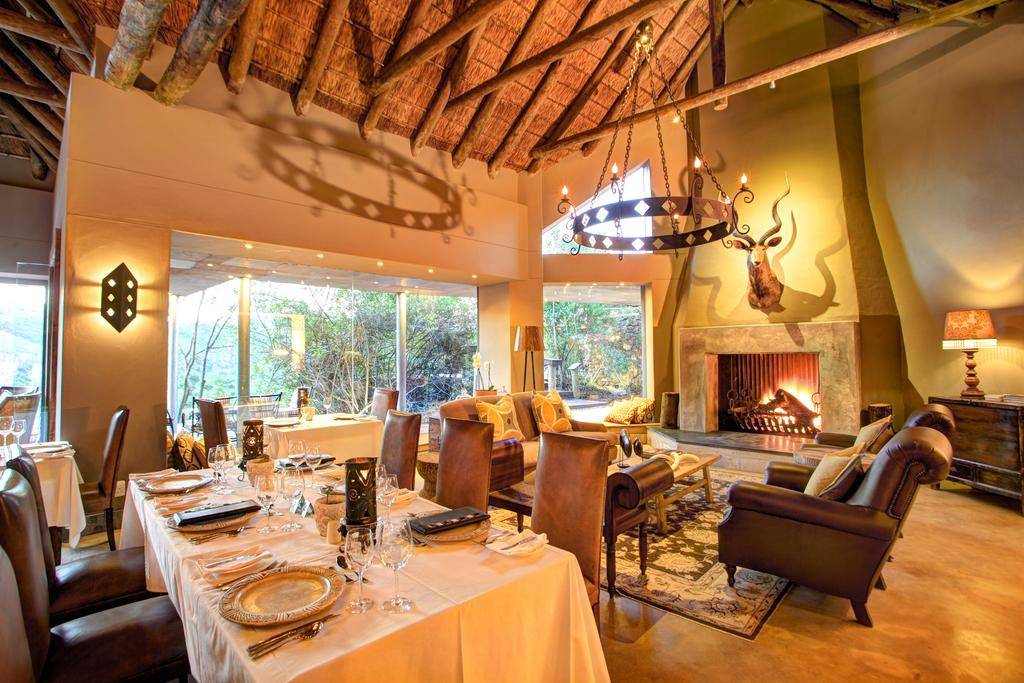 restaurant van botlierskop game reserve in zuid afrika