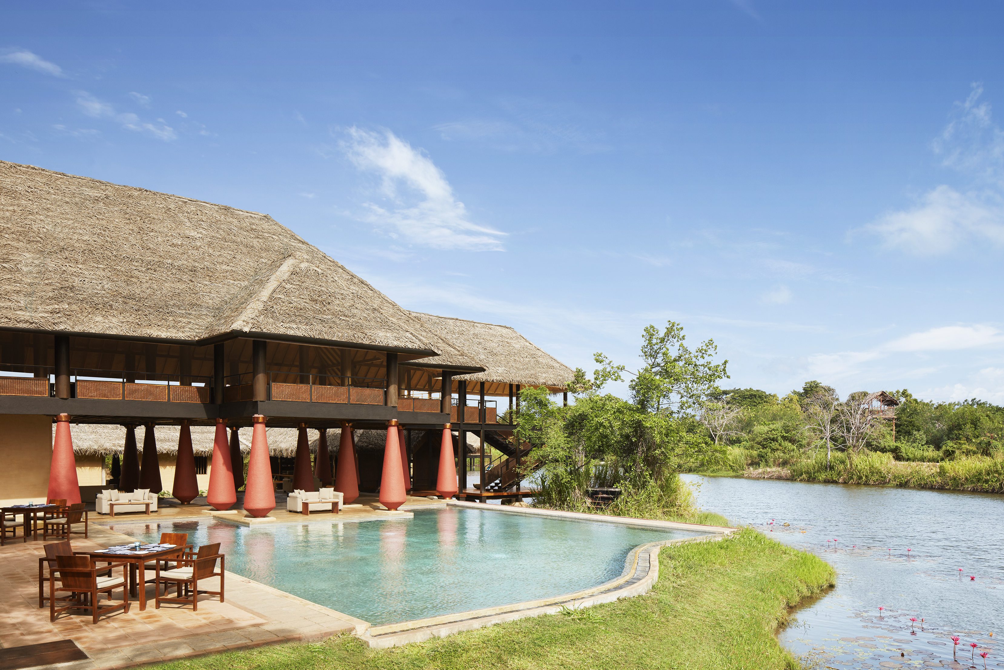 Vil Ayuna zwembad in Sri Lanka