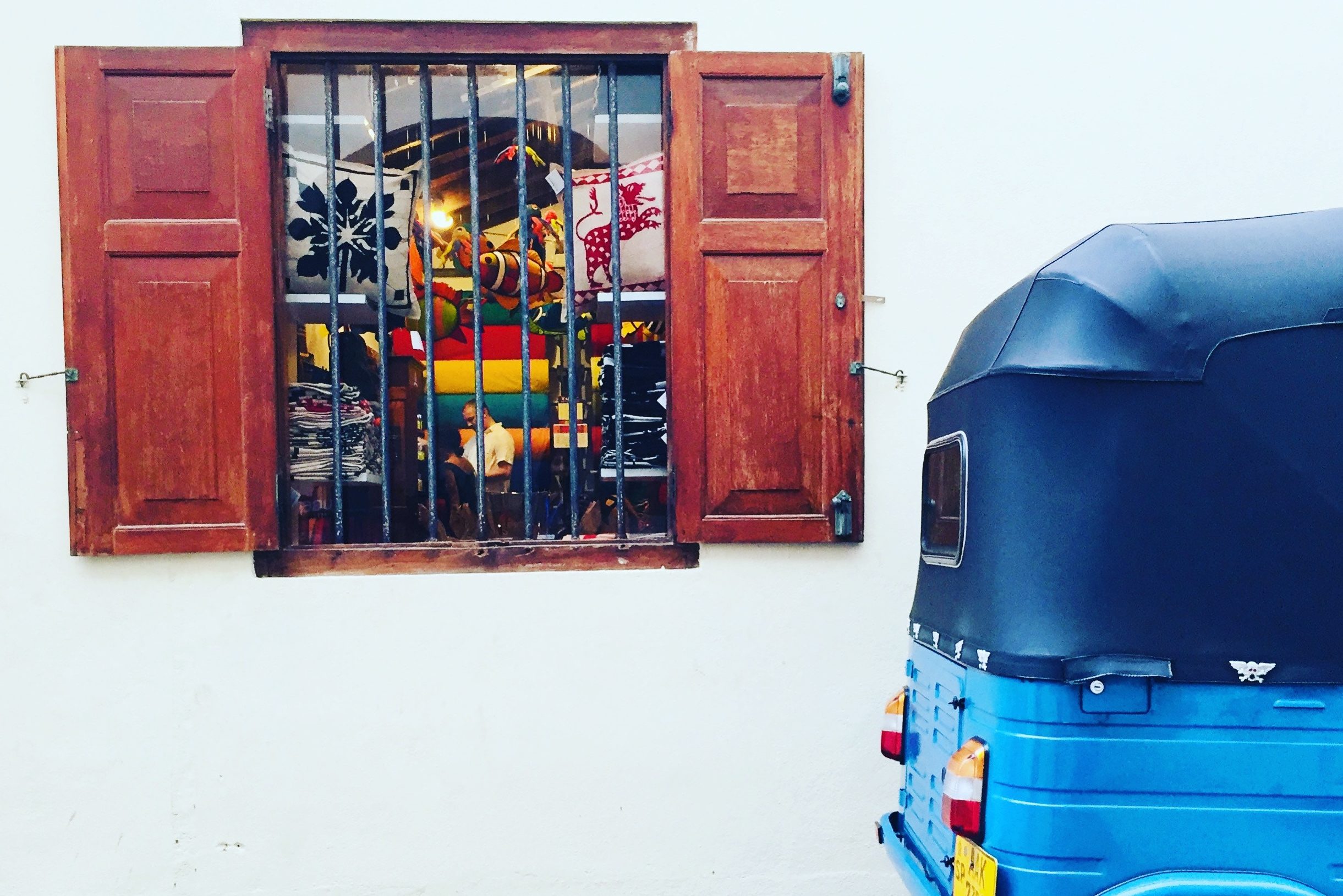 Tuk tuk in Galle in Sri Lanka