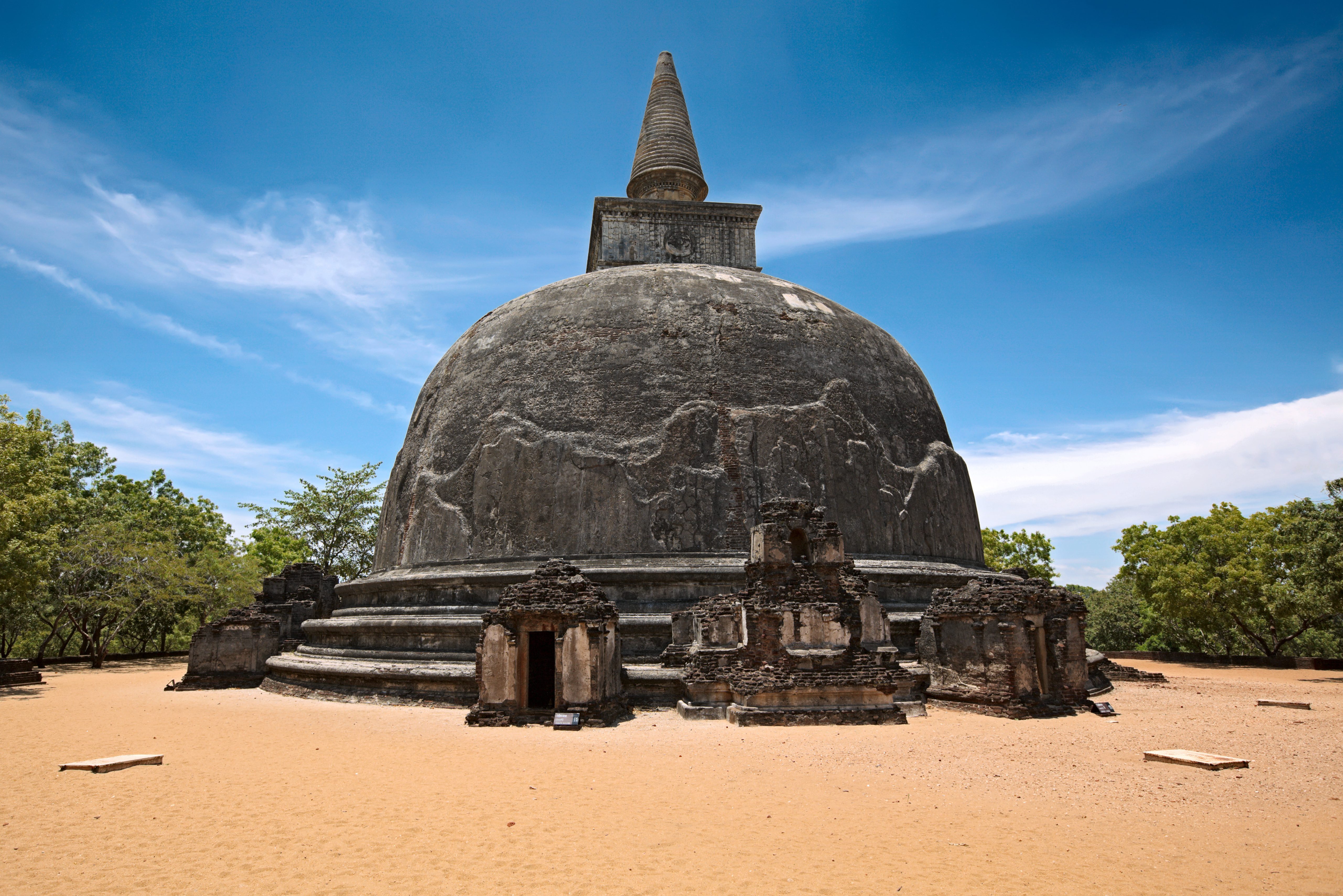 Een stupa in Anuradhapura Sri Lanka
