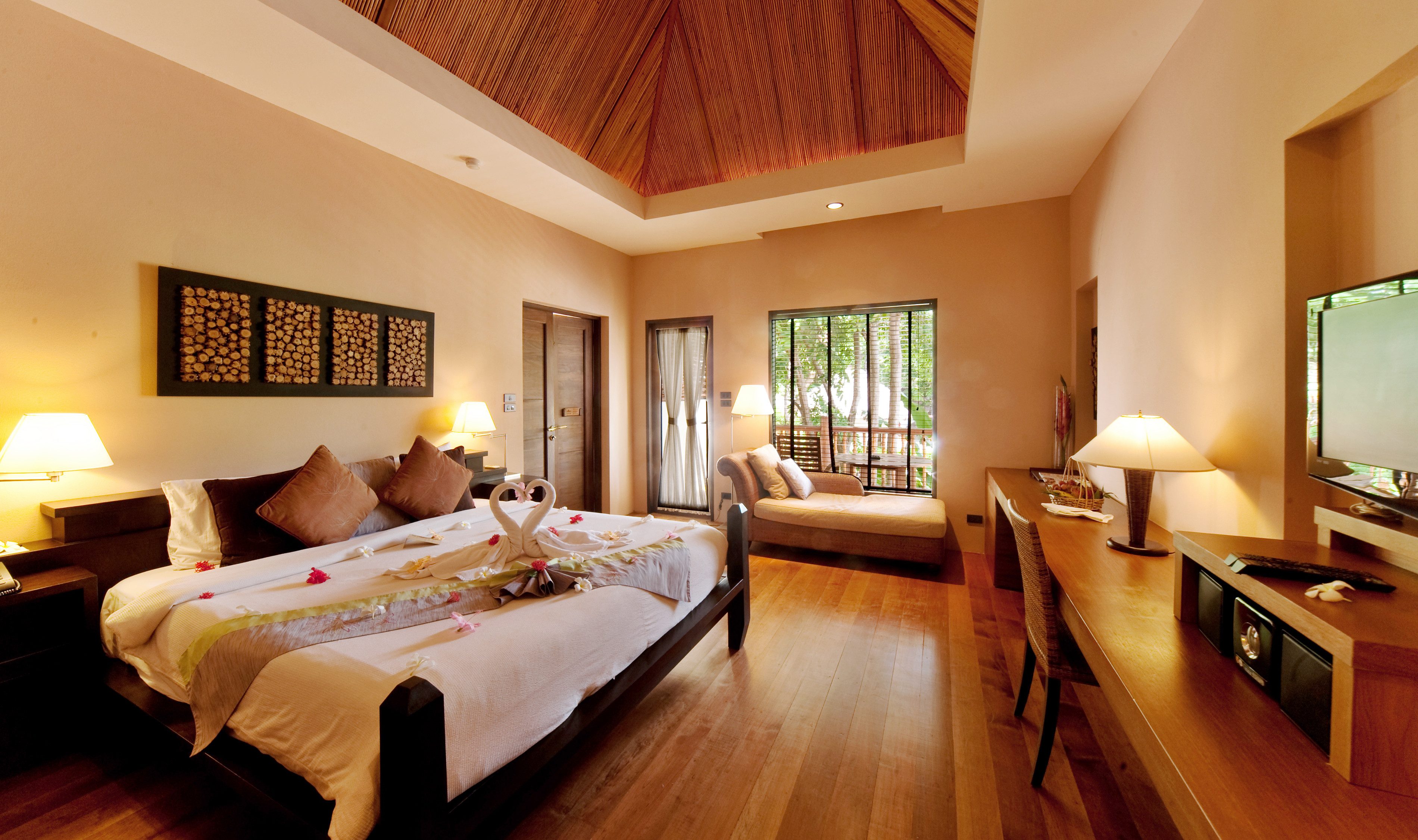 Le Vimarn Cottages resort hillside villa