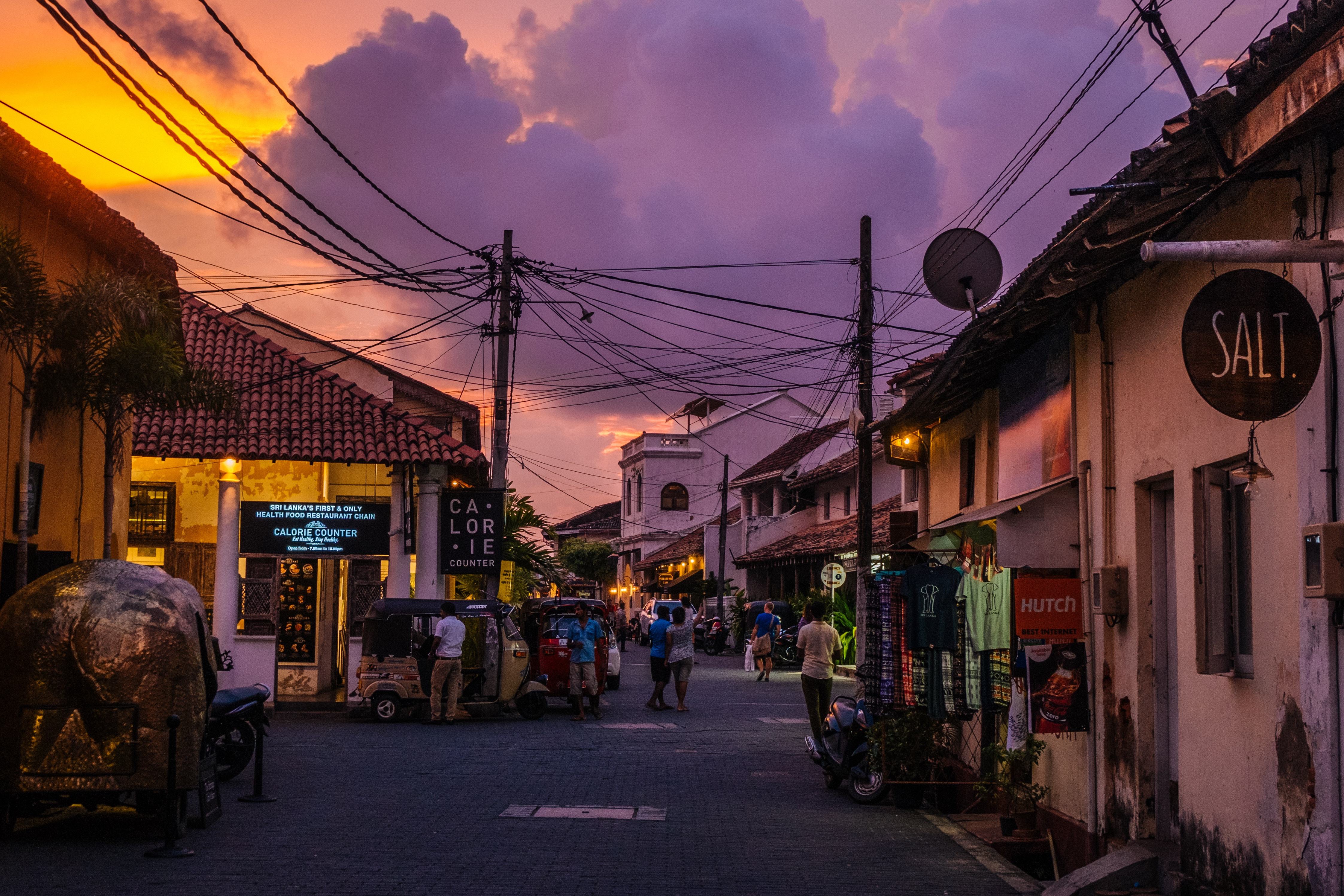 Avond in Galle Sri Lanka