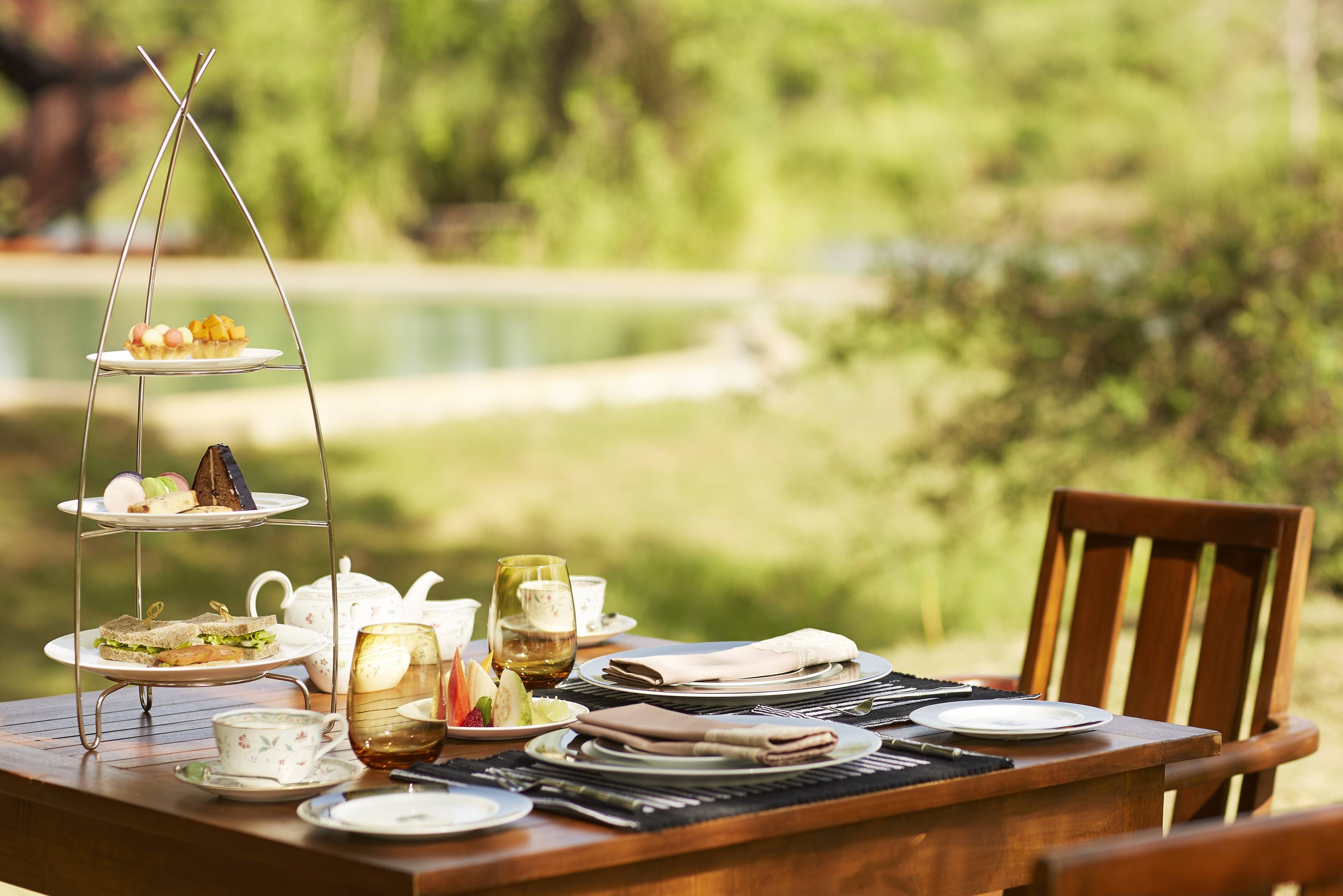 High Tea in de Tea Factory Hotel in Nuwara Eliya