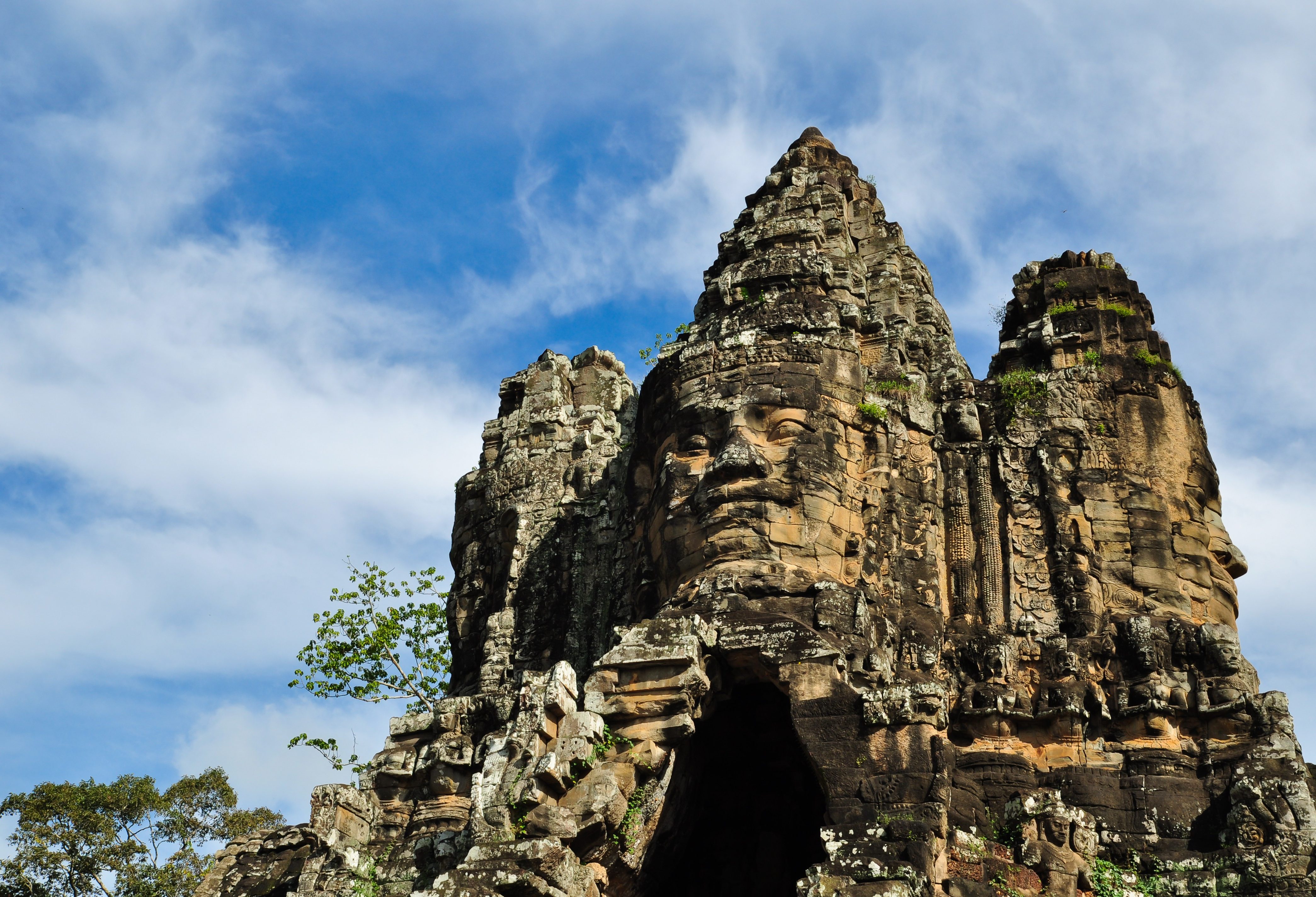 Bayon tempel in het Angkor tempelcomplex in Cambodja