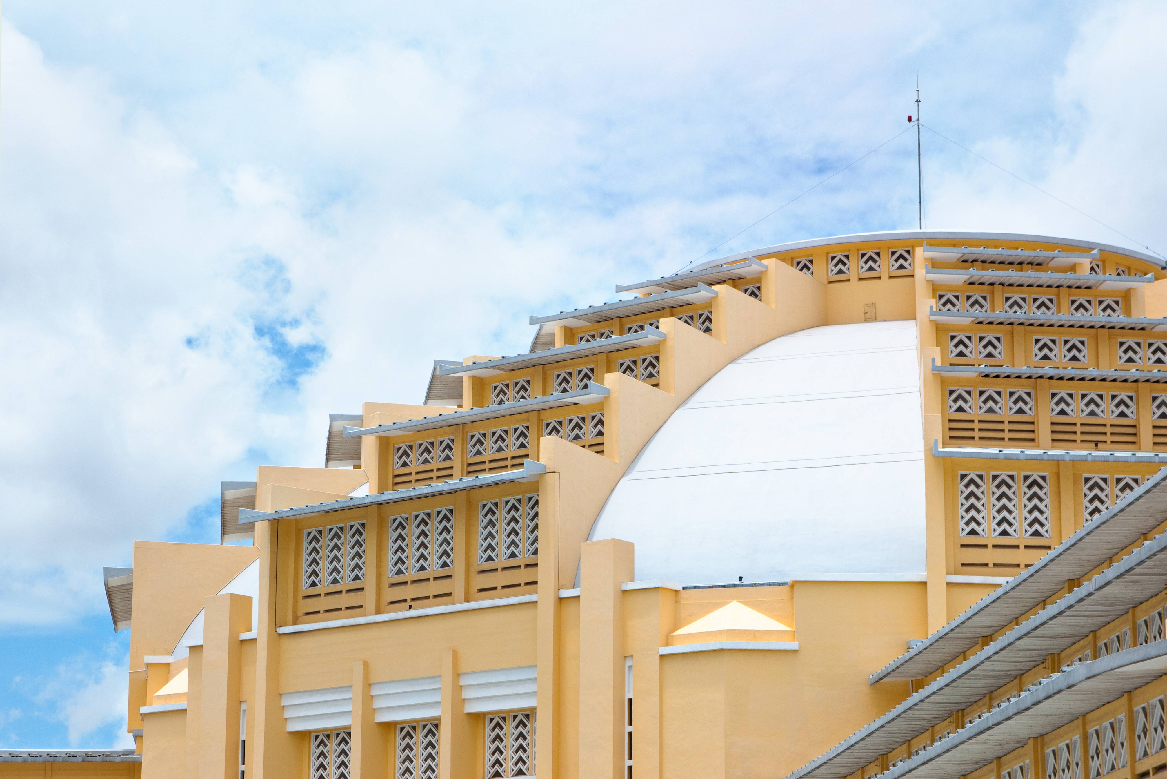 Central Market in Phnom Penh, Cambodja