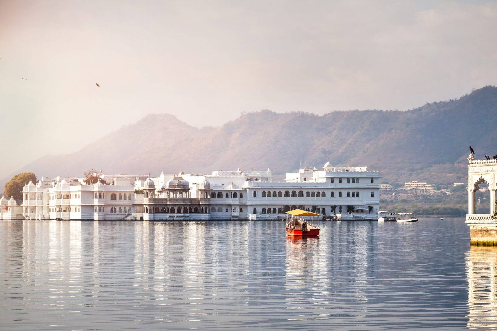 Lake Pichola in Udaipur in India