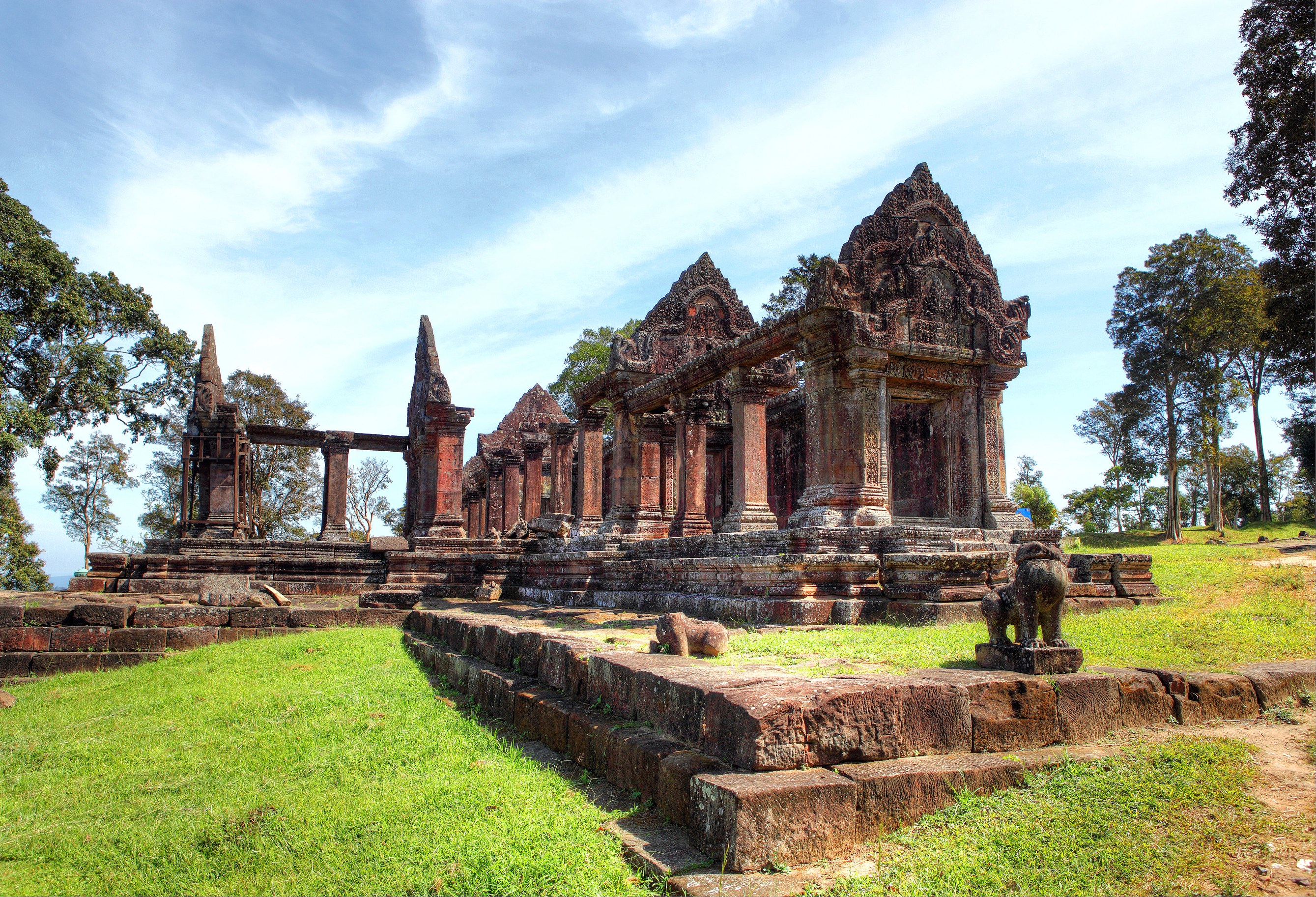 Preah Vihear tempel aan de rand van Cambodja