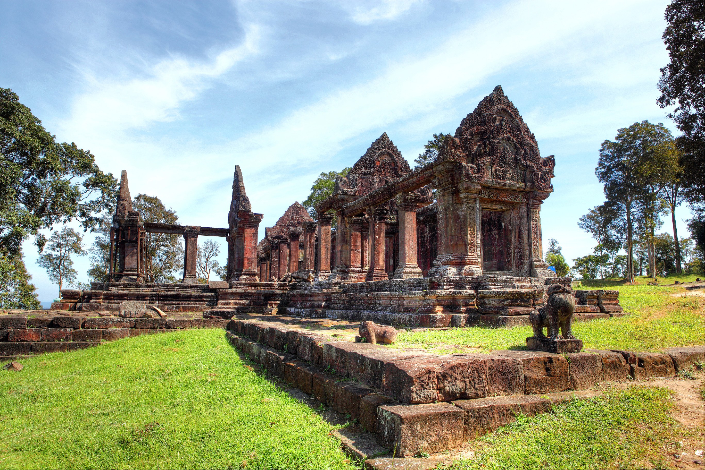 Preah Vihear tempel aan de rand van Cambodja