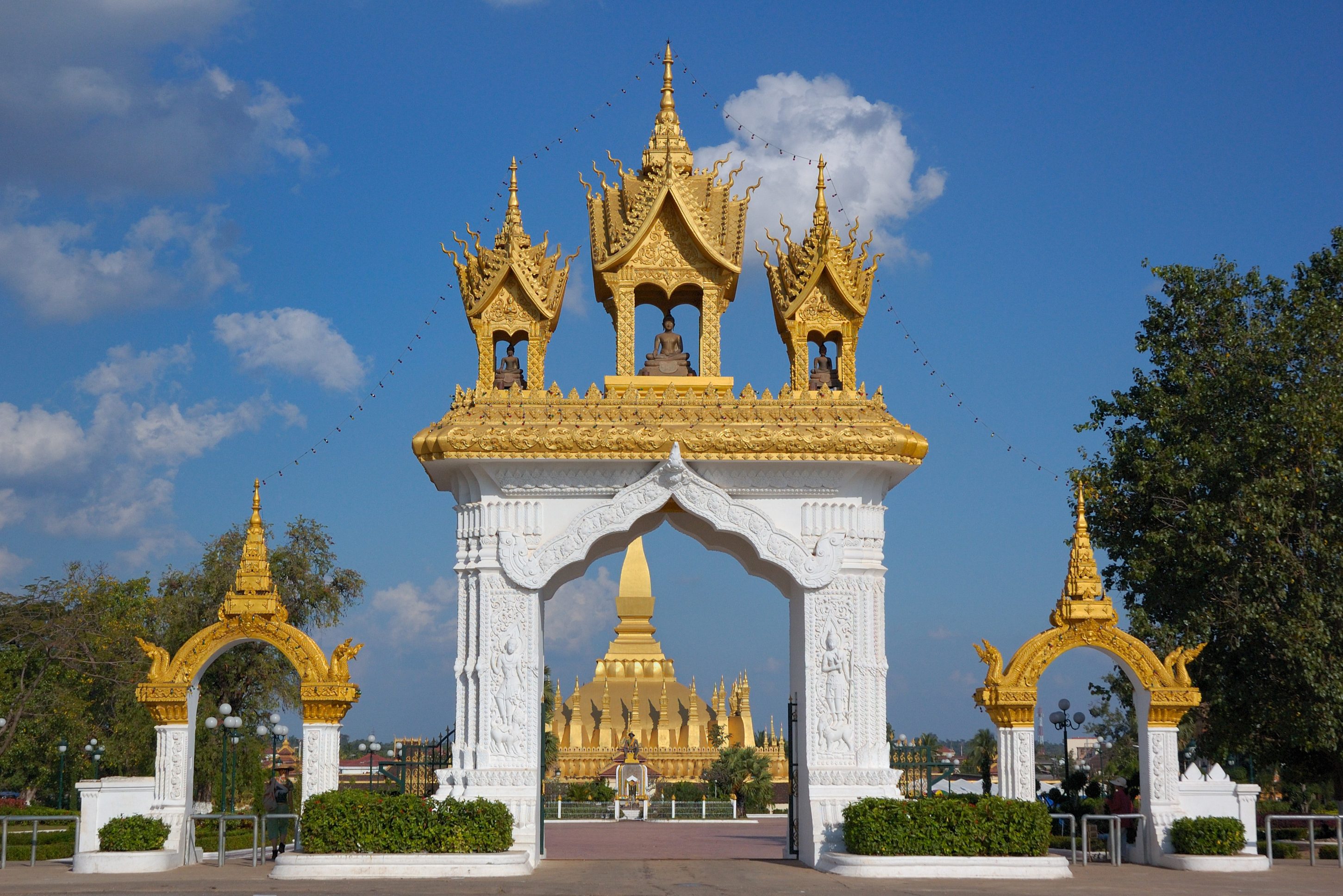 Pha That Luang in Vientiane, Laos