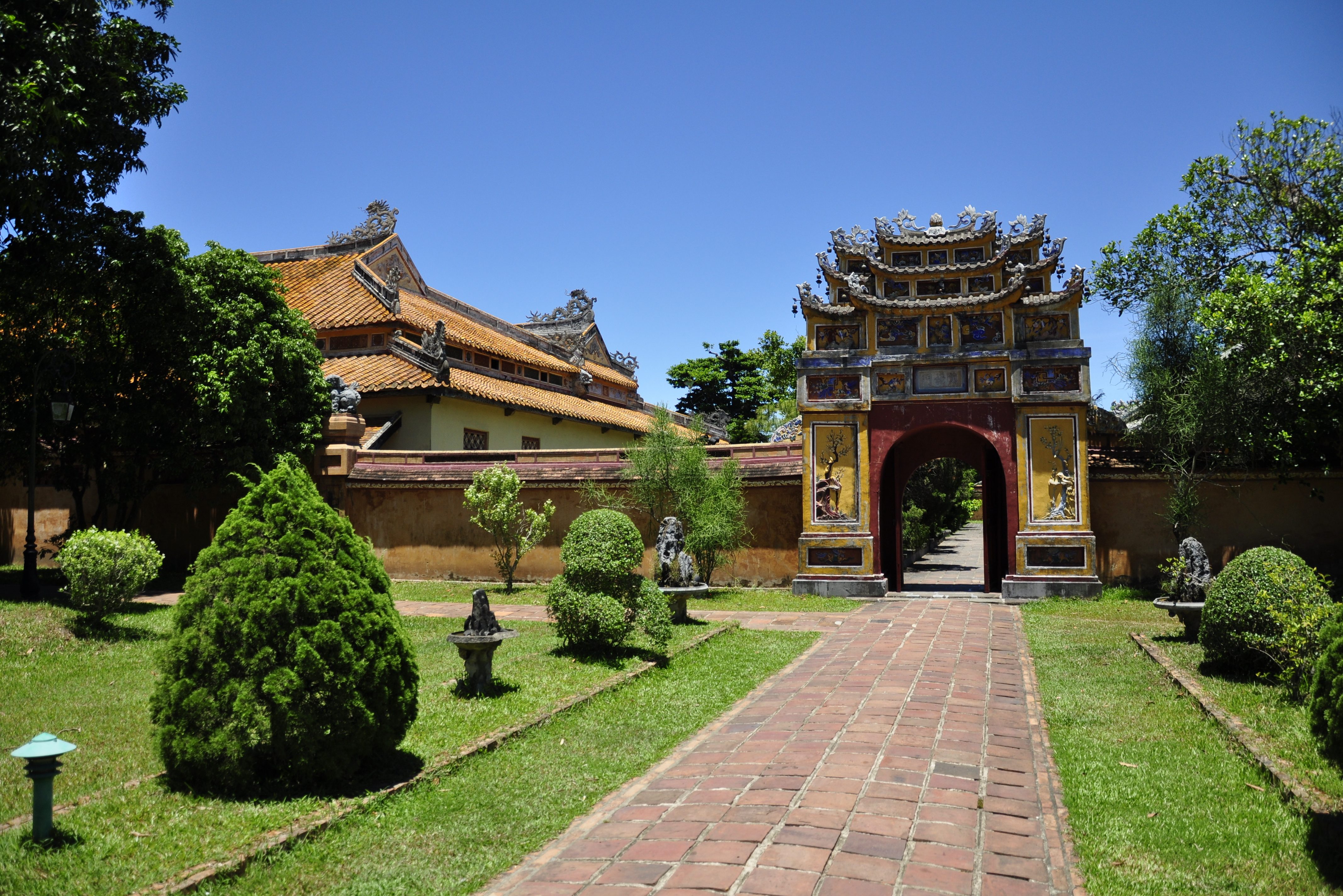 Keizerlijke citadel in Hue, Vietnam