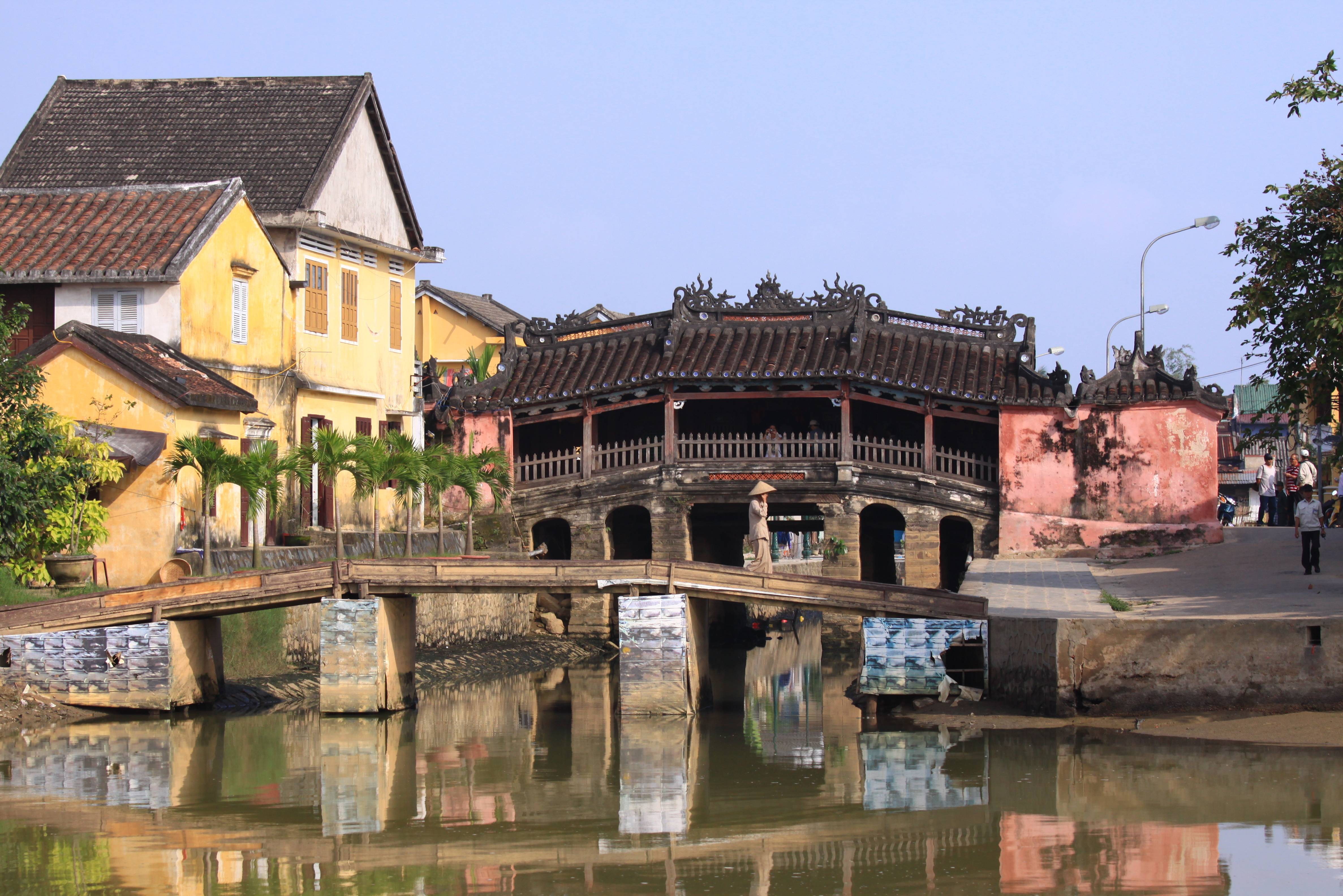 Japanse Brug in Hoi An, Vietnam