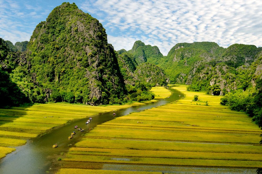 Tam Coc in Ninh Binh, Vietnam