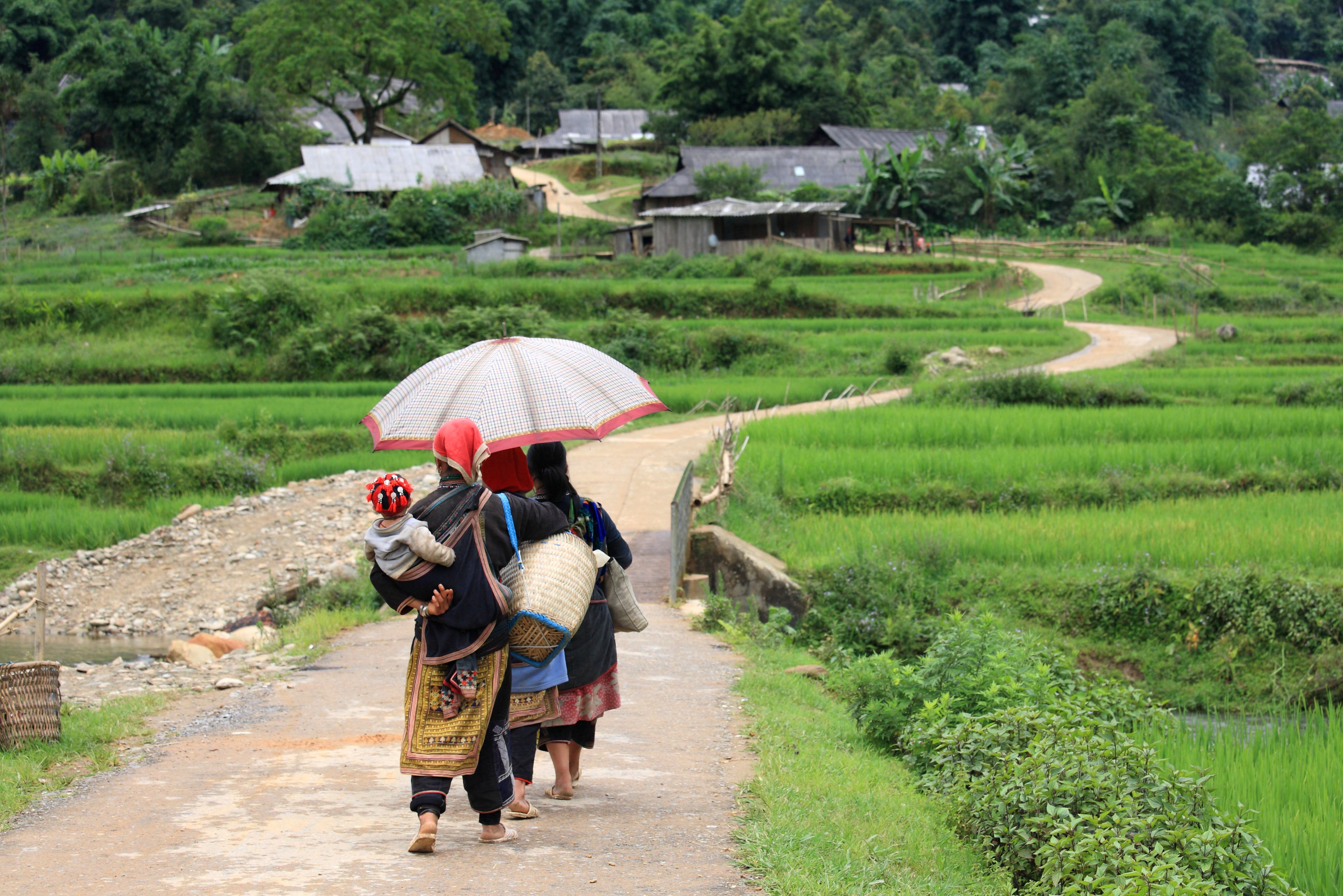 Hmong vrouwen in Sapa, Vietnam