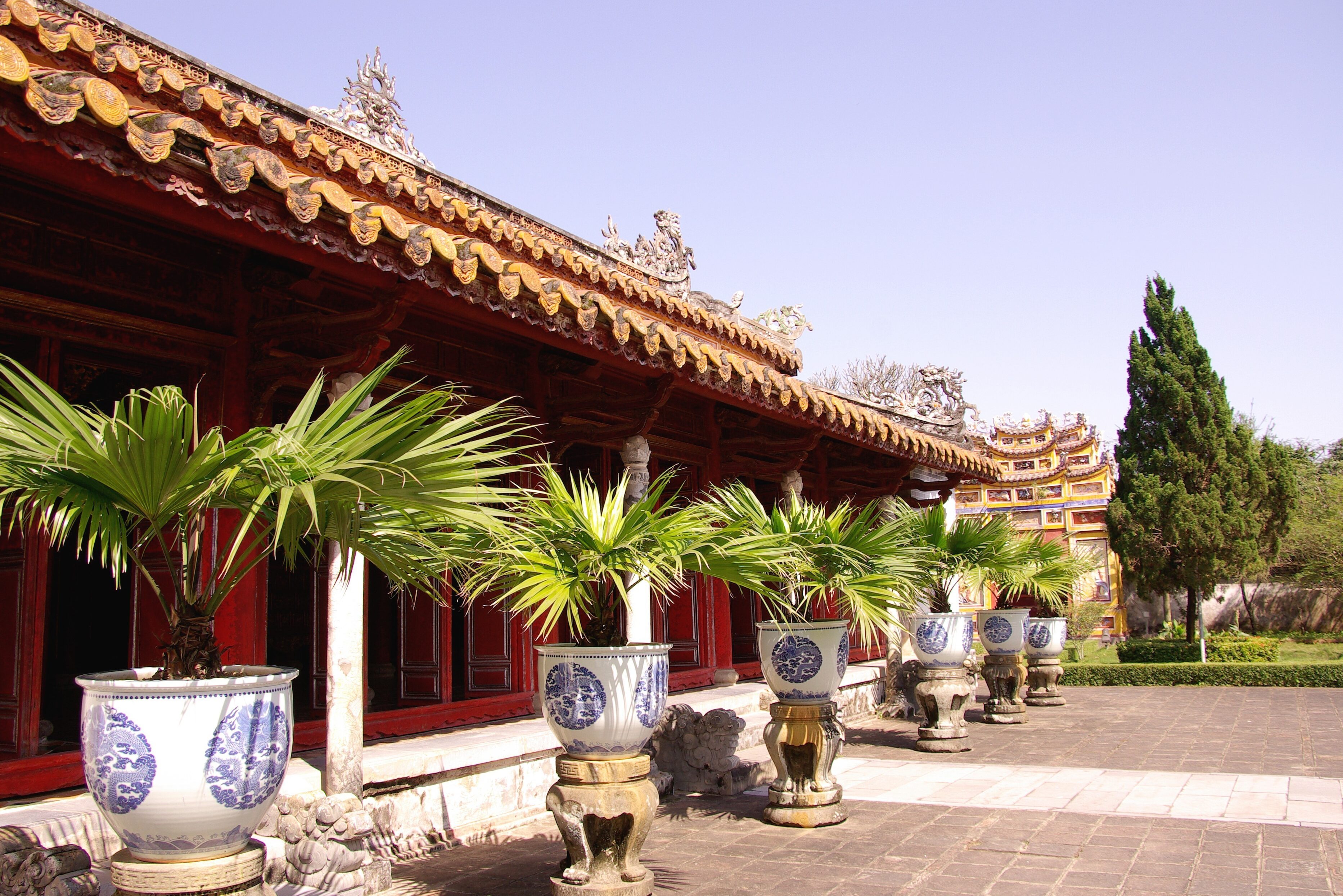 Keizerlijke citadel in Hue, Vietnam
