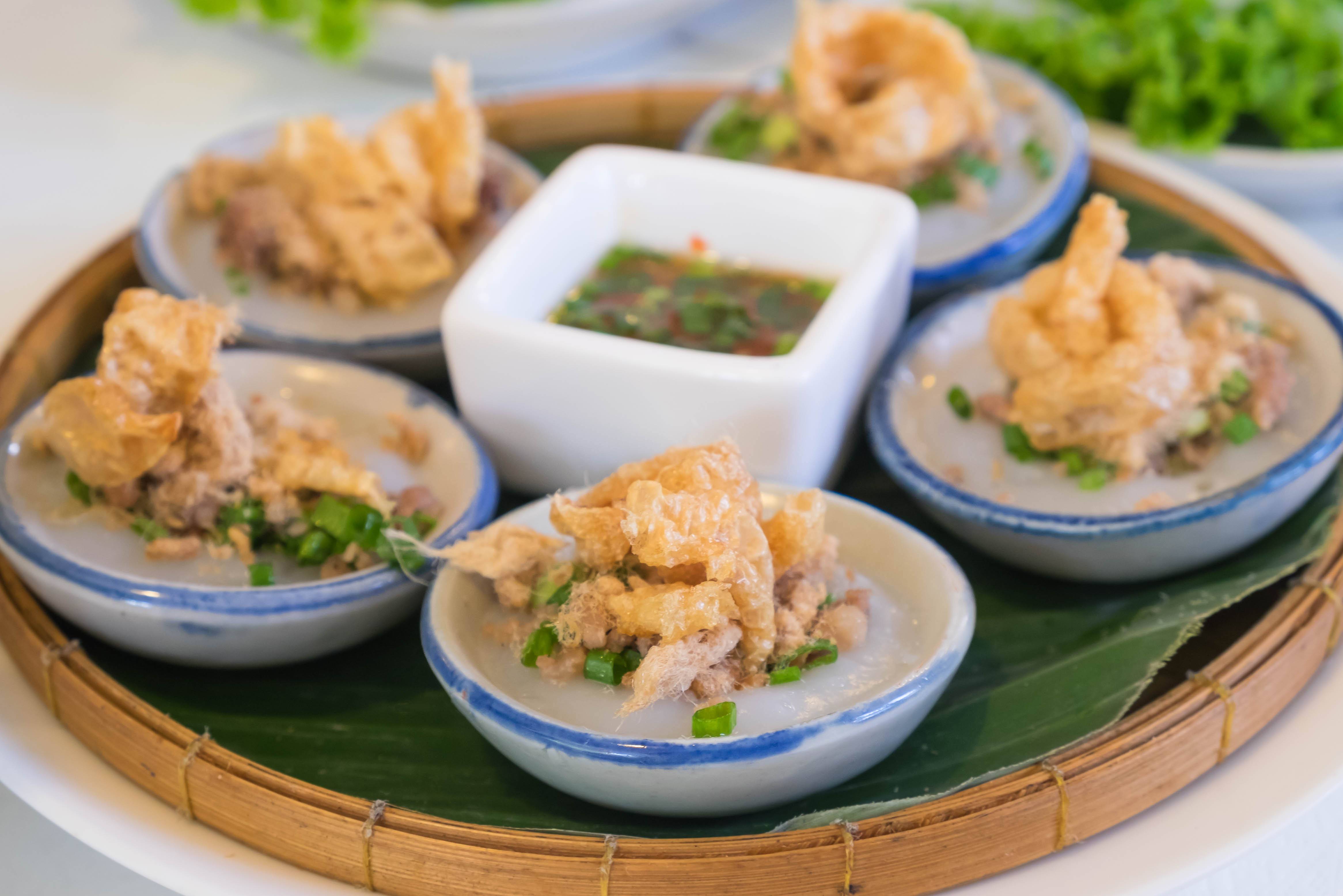 Banh beo, gestoomde rijsthapjes van Vietnam