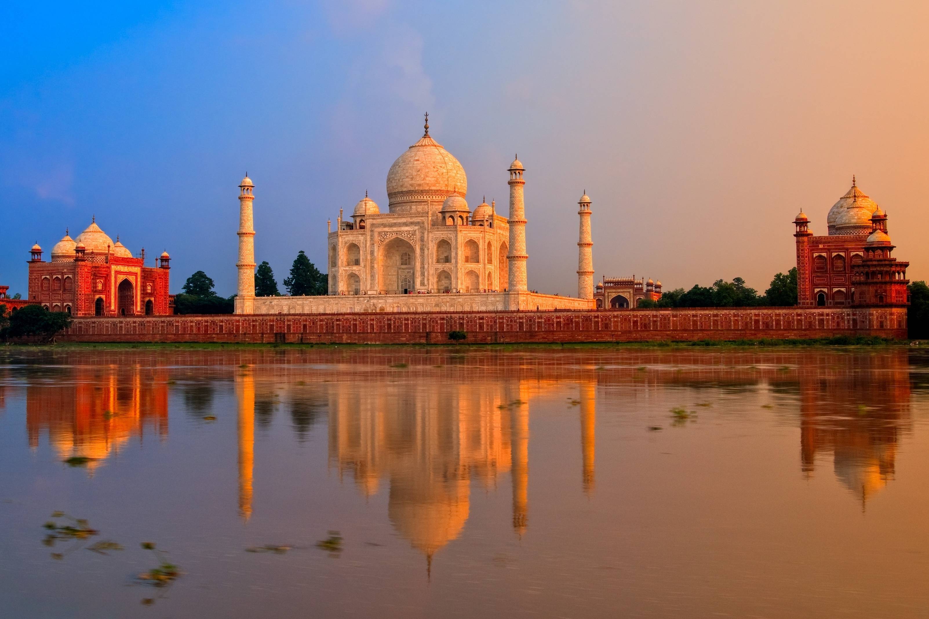 Taj Mahal in Agra in India