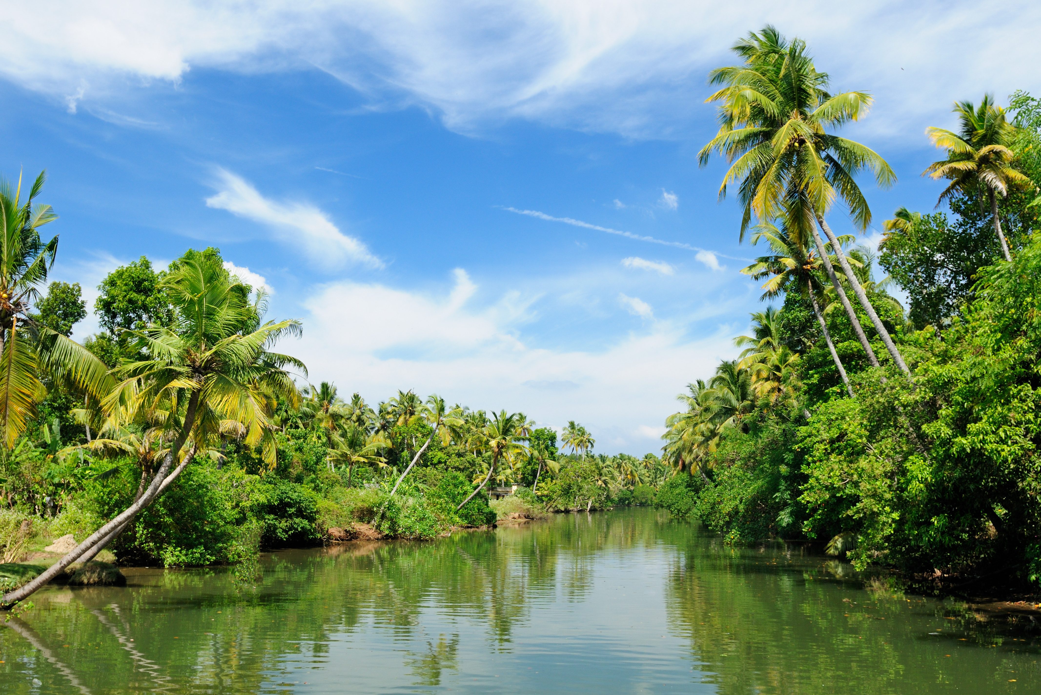 Backwaters van Kerala