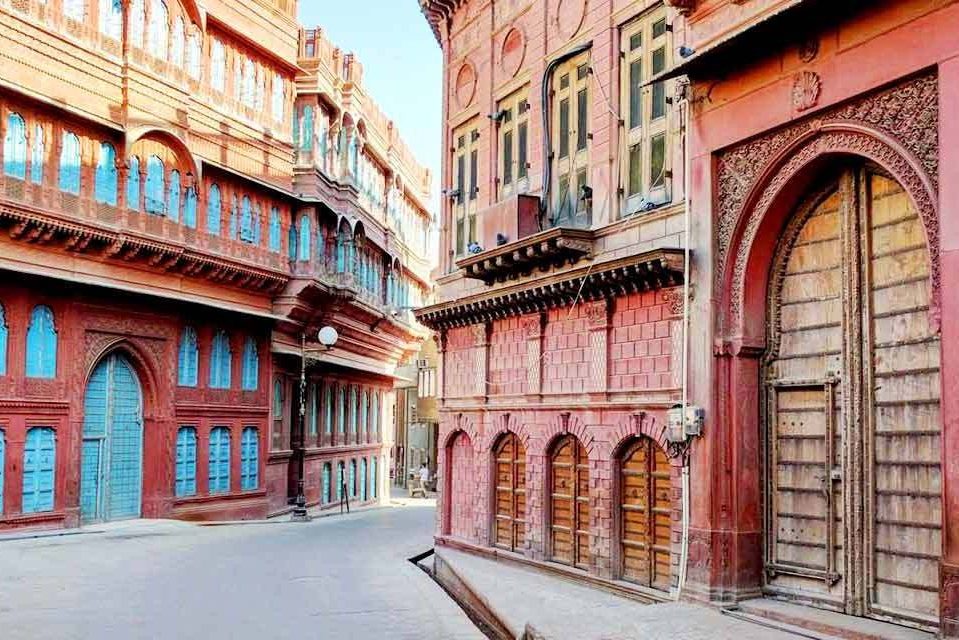 Straat in Bikaner in India
