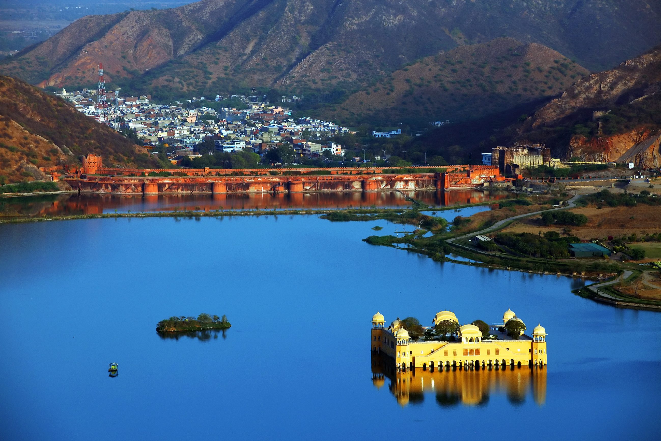 Udaipur aan het meer in India