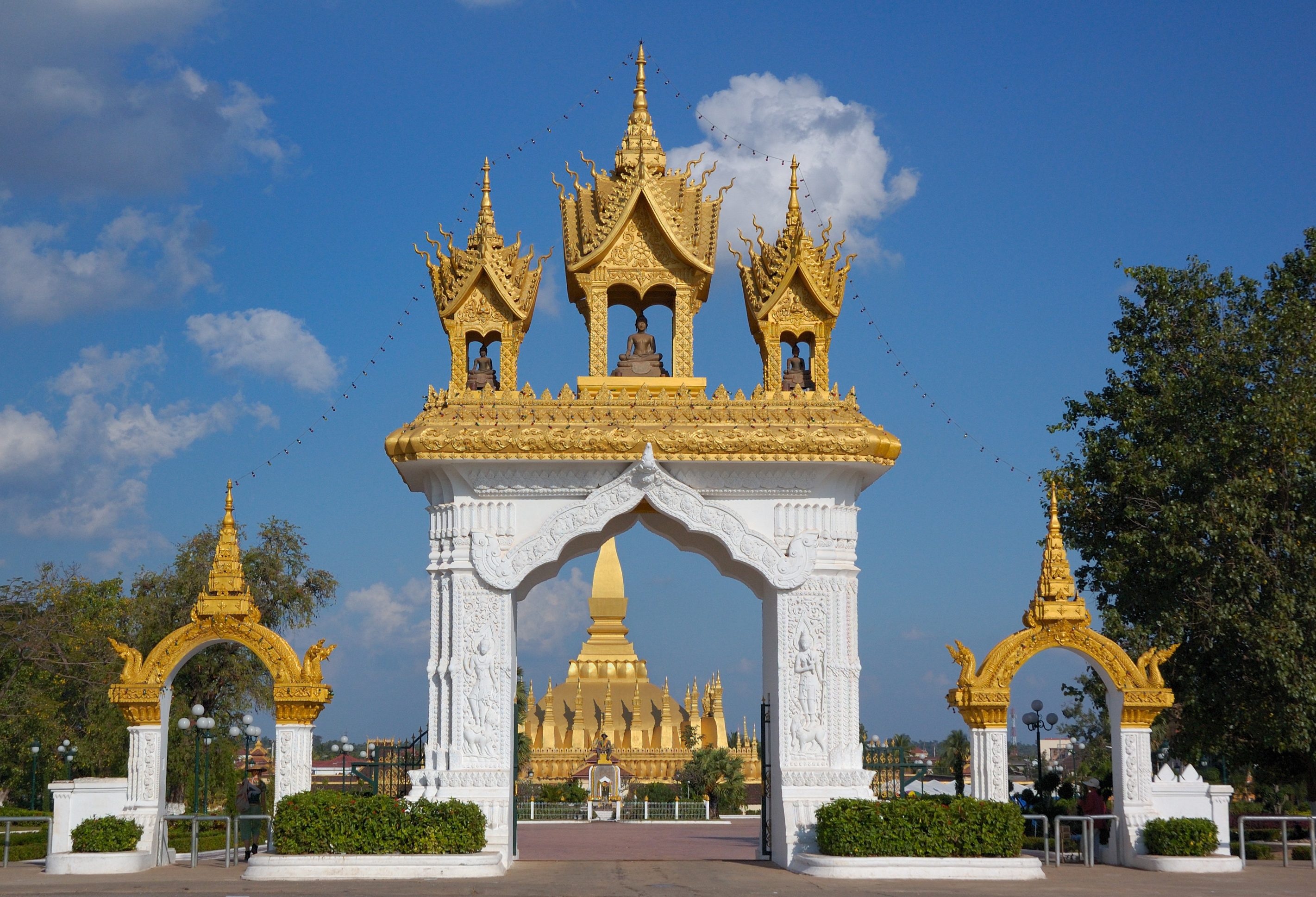 Pha That Luang in Vientiane, Laos