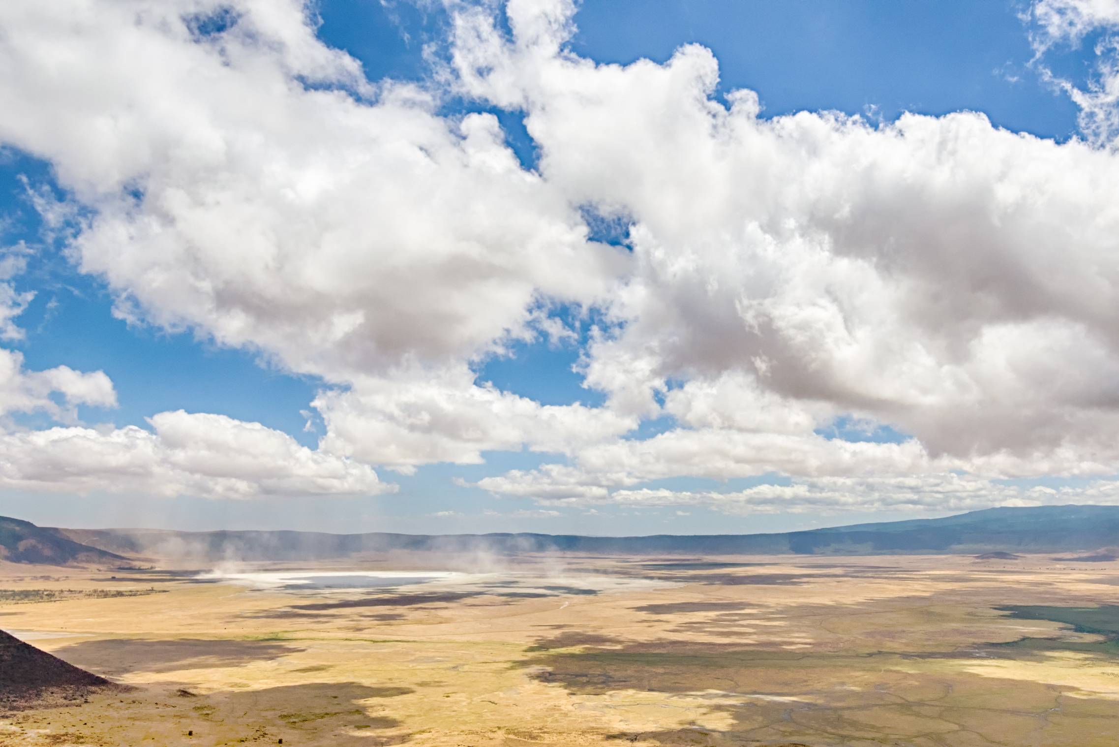 Krater in het Ngorongoro Conservation Area in Tanzania