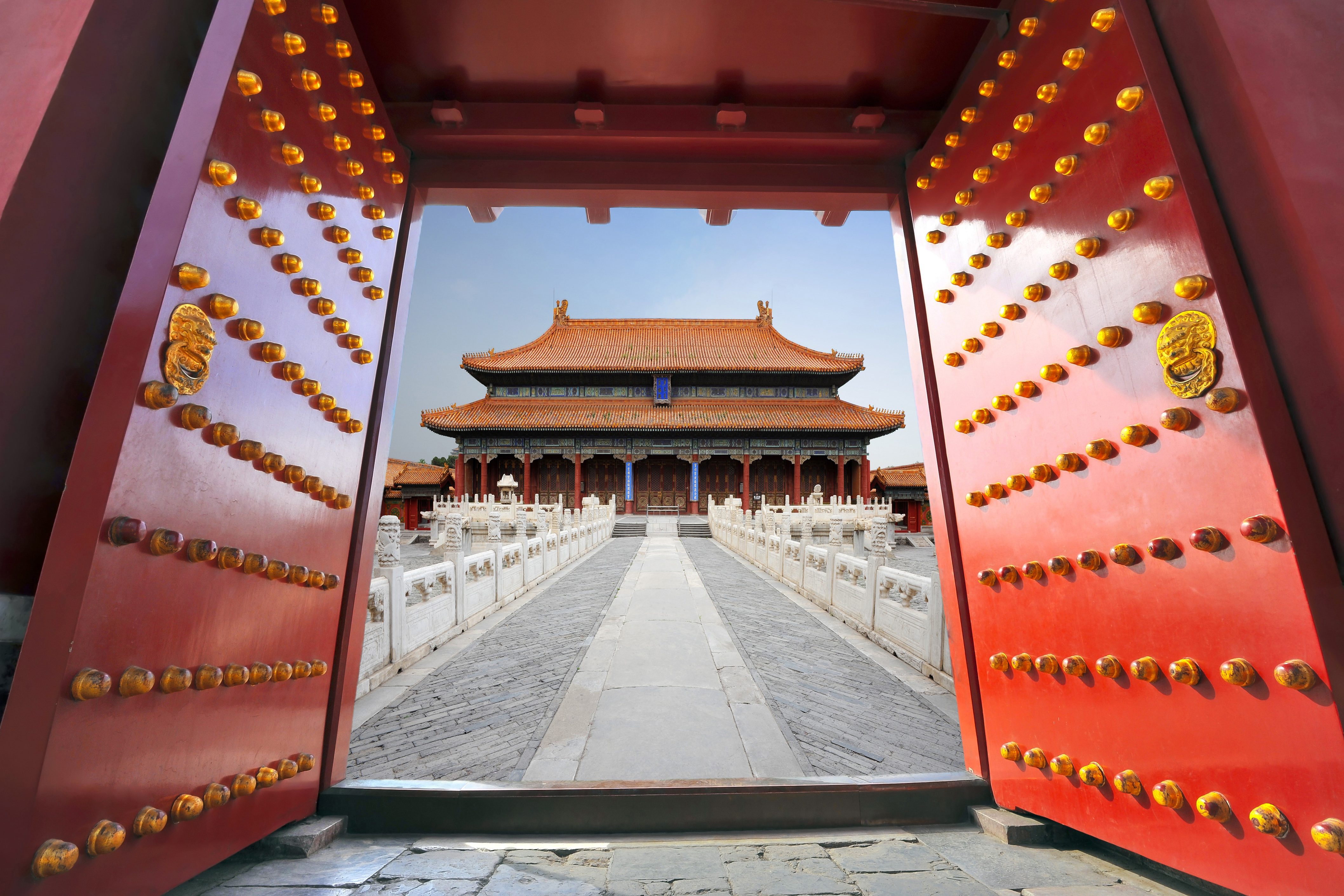 De Verboden Stad in Beijing in China